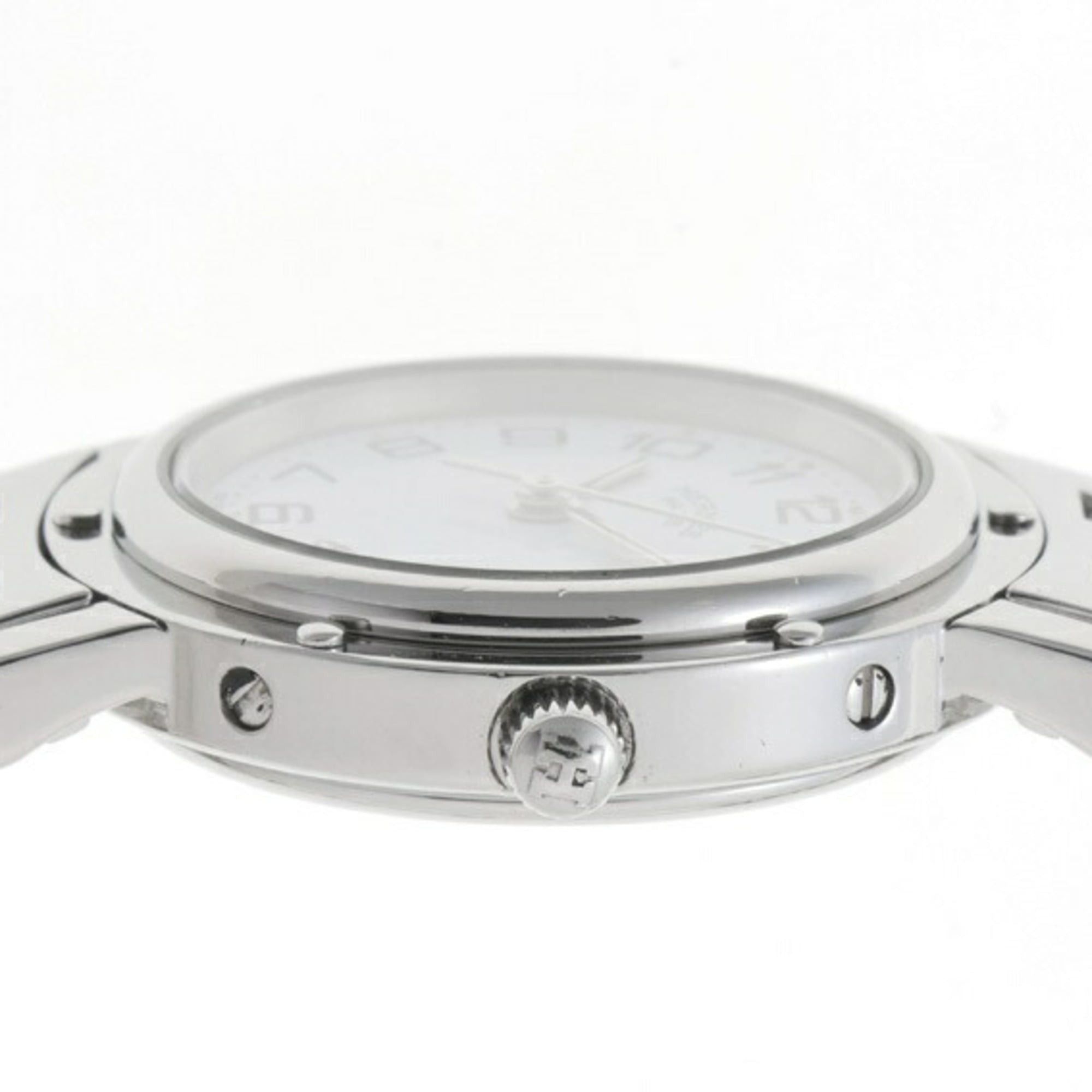 Hermes Hermes Clipper CL4.210 White Quartz Watch Size ONE SIZE - 6 Thumbnail