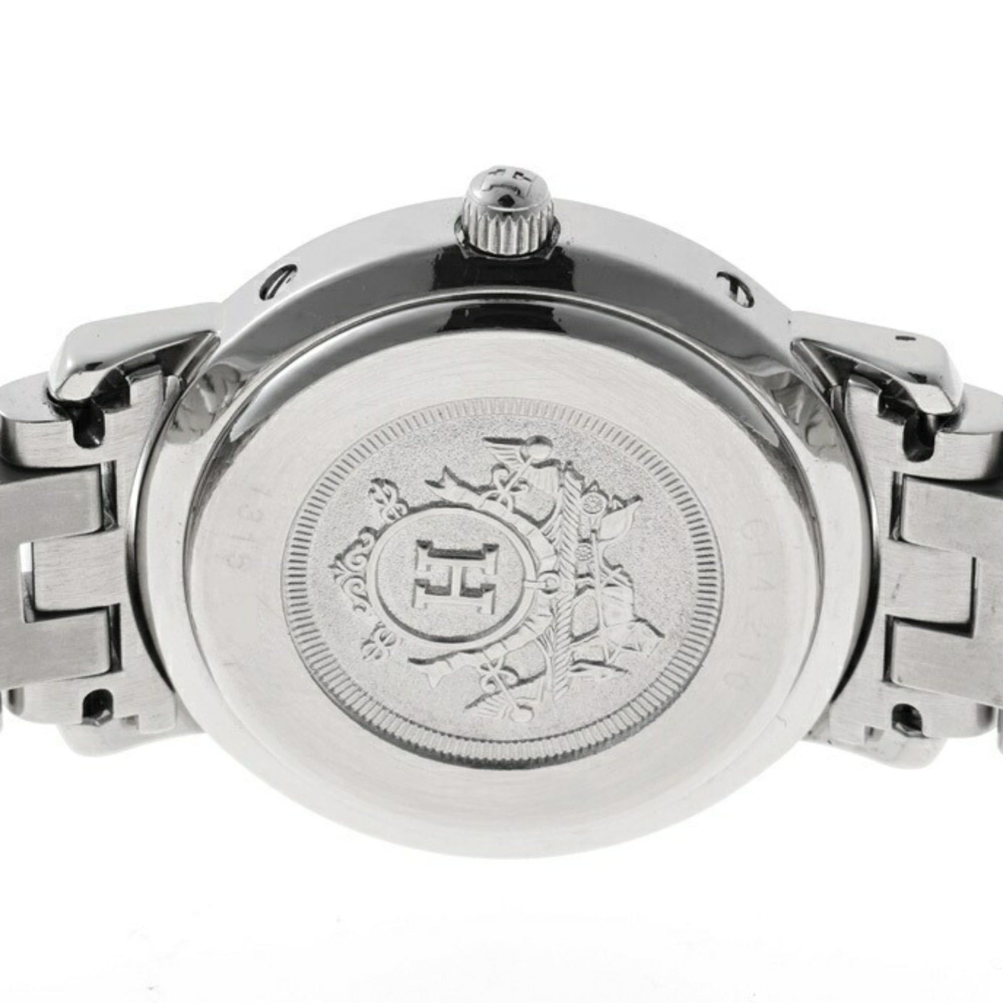 Hermes Hermes Clipper CL4.210 White Quartz Watch Size ONE SIZE - 4 Thumbnail