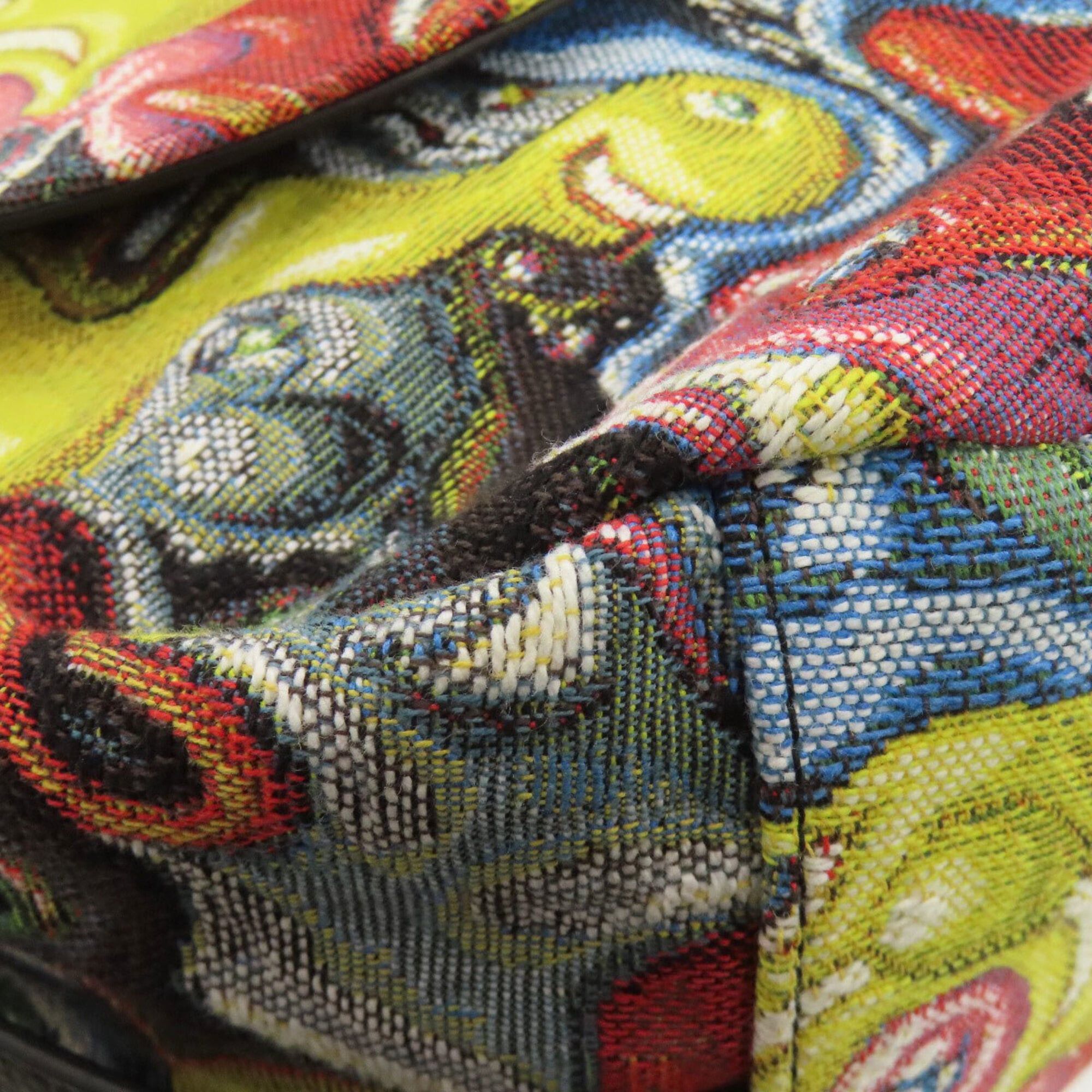 Dior Christian Dior Saddle Kenny Scharf Collaboration 2-Way Tote Bag Canvas Women's CHRISTIAN DIOR Size ONE SIZE - 10 Thumbnail