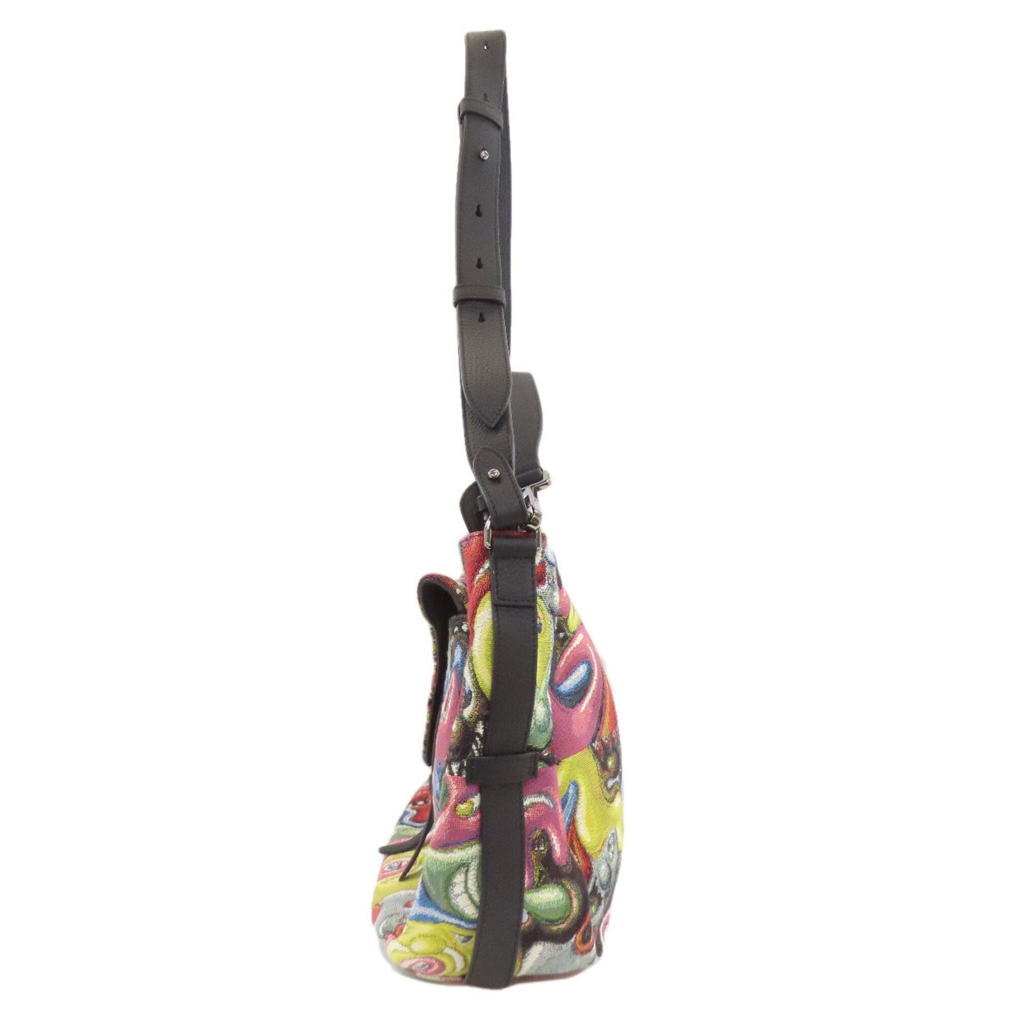 Dior Christian Dior Saddle Kenny Scharf Collaboration 2-Way Tote Bag Canvas Women's CHRISTIAN DIOR Size ONE SIZE - 3 Thumbnail