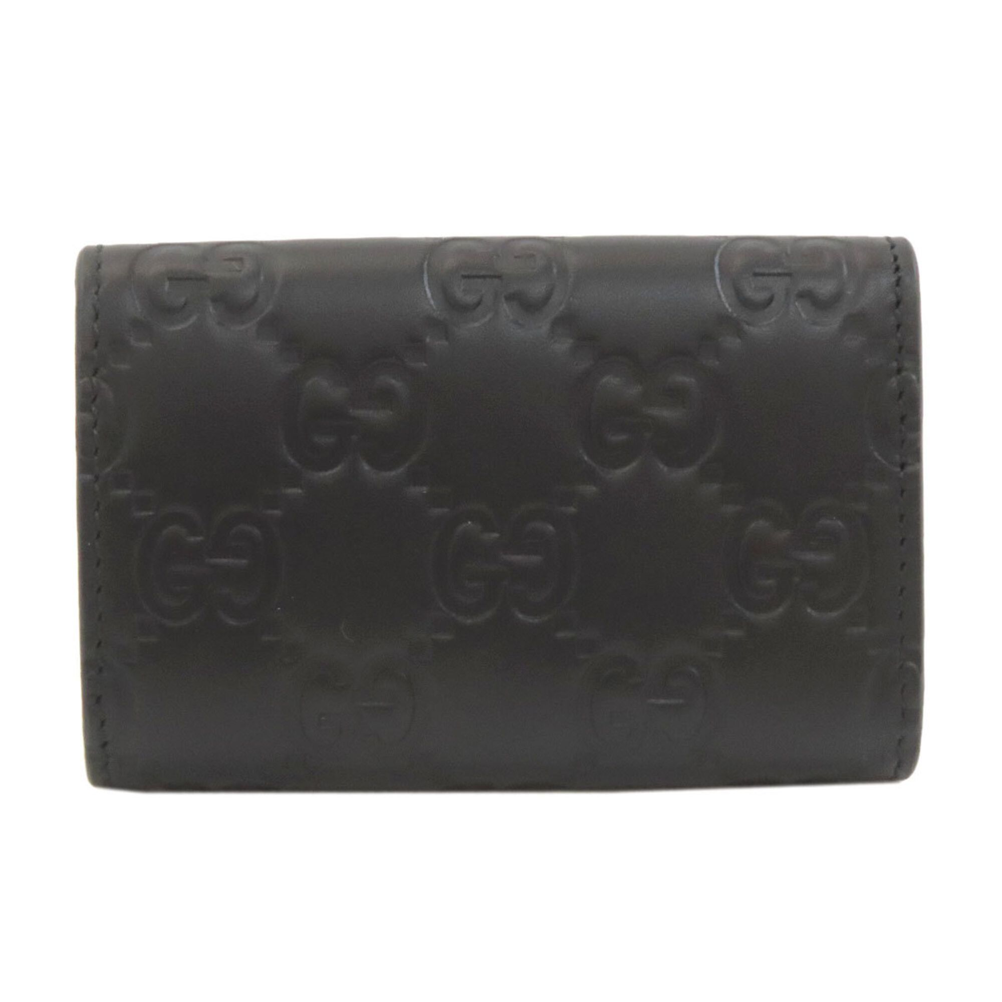 Gucci Gucci 237509 GG Signature Shima Key Case Leather Women's GUCCI Size ONE SIZE - 2 Thumbnail