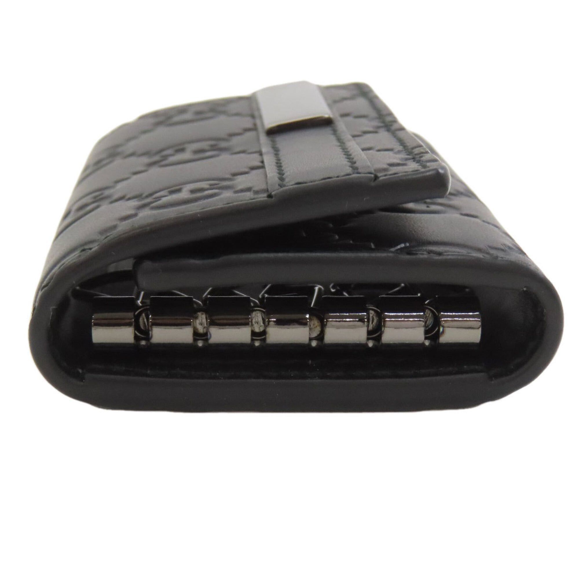 Gucci Gucci 237509 GG Signature Shima Key Case Leather Women's GUCCI Size ONE SIZE - 3 Thumbnail