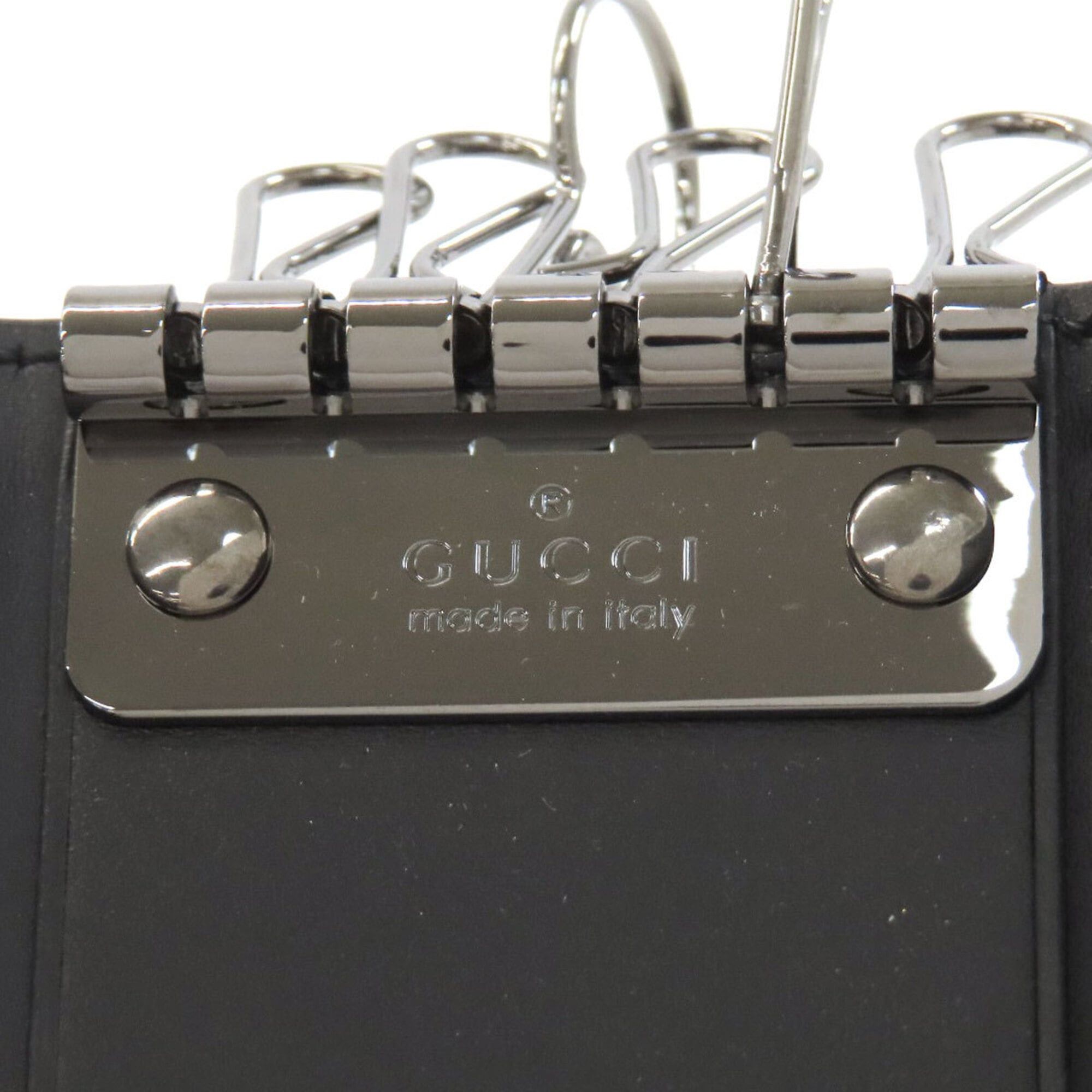 Gucci Gucci 237509 GG Signature Shima Key Case Leather Women's GUCCI Size ONE SIZE - 6 Thumbnail