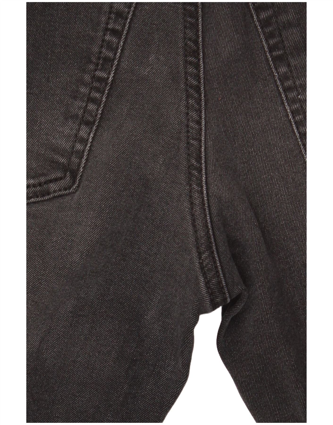 Diesel Womens Babhila Regular Skinny Slim Jeans W25 L29 Black Cotto Size 42" / US 20 - 3 Thumbnail