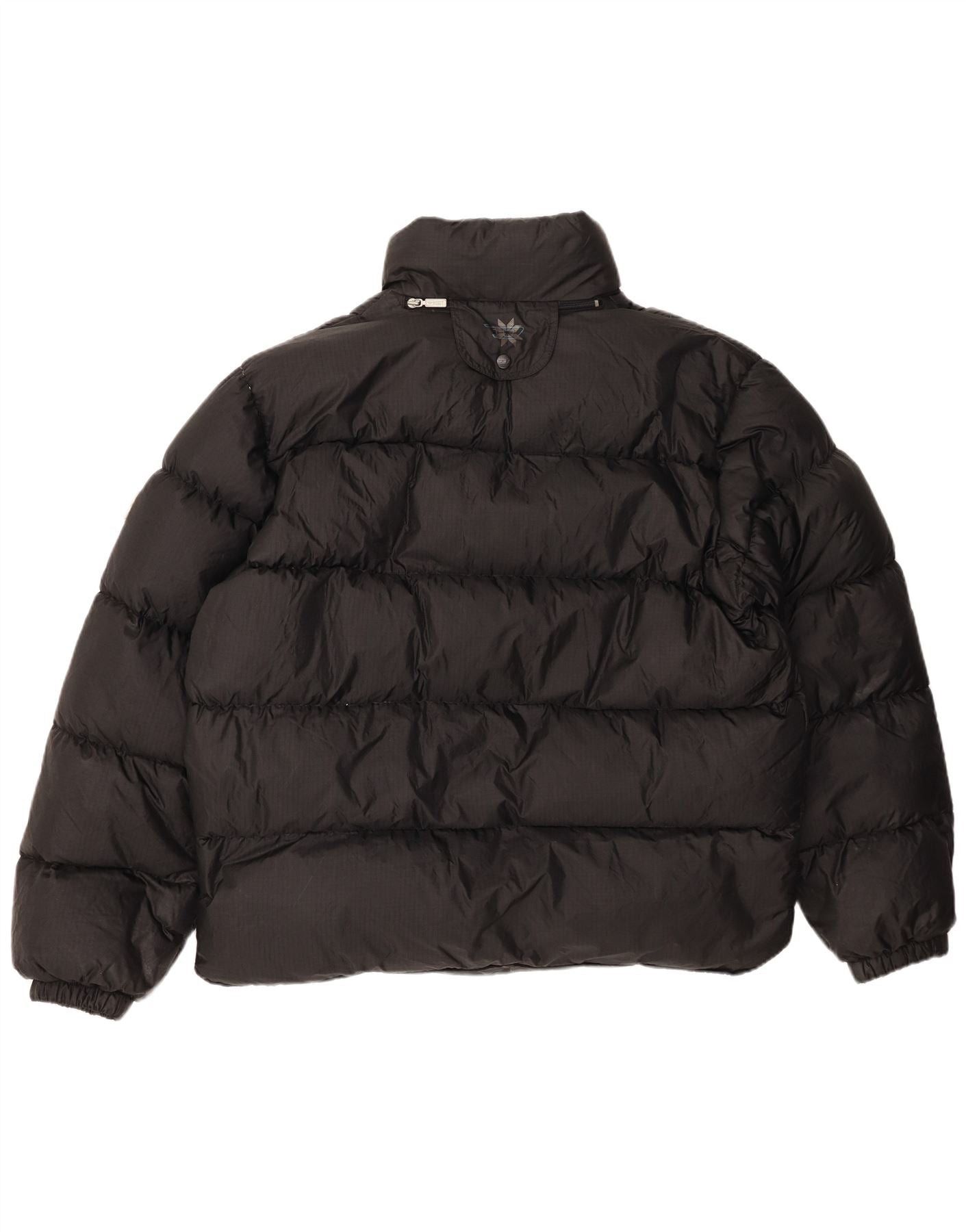 Diesel Mens Hooded Padded Jacket UK 42 XL Black Size US XL / EU 56 / 4 - 2 Thumbnail