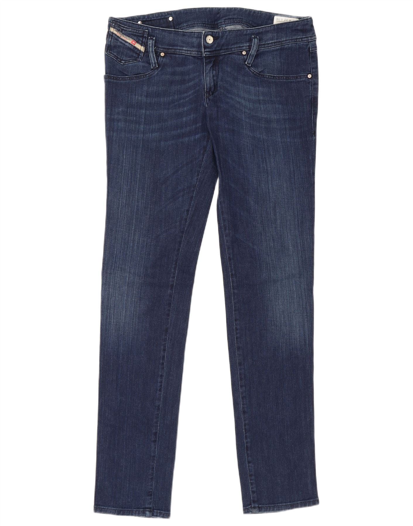 Diesel Womens Slim Jeans W32 L34 Blue Cotton Size 24" / US 00 / IT 34 - 3 Thumbnail