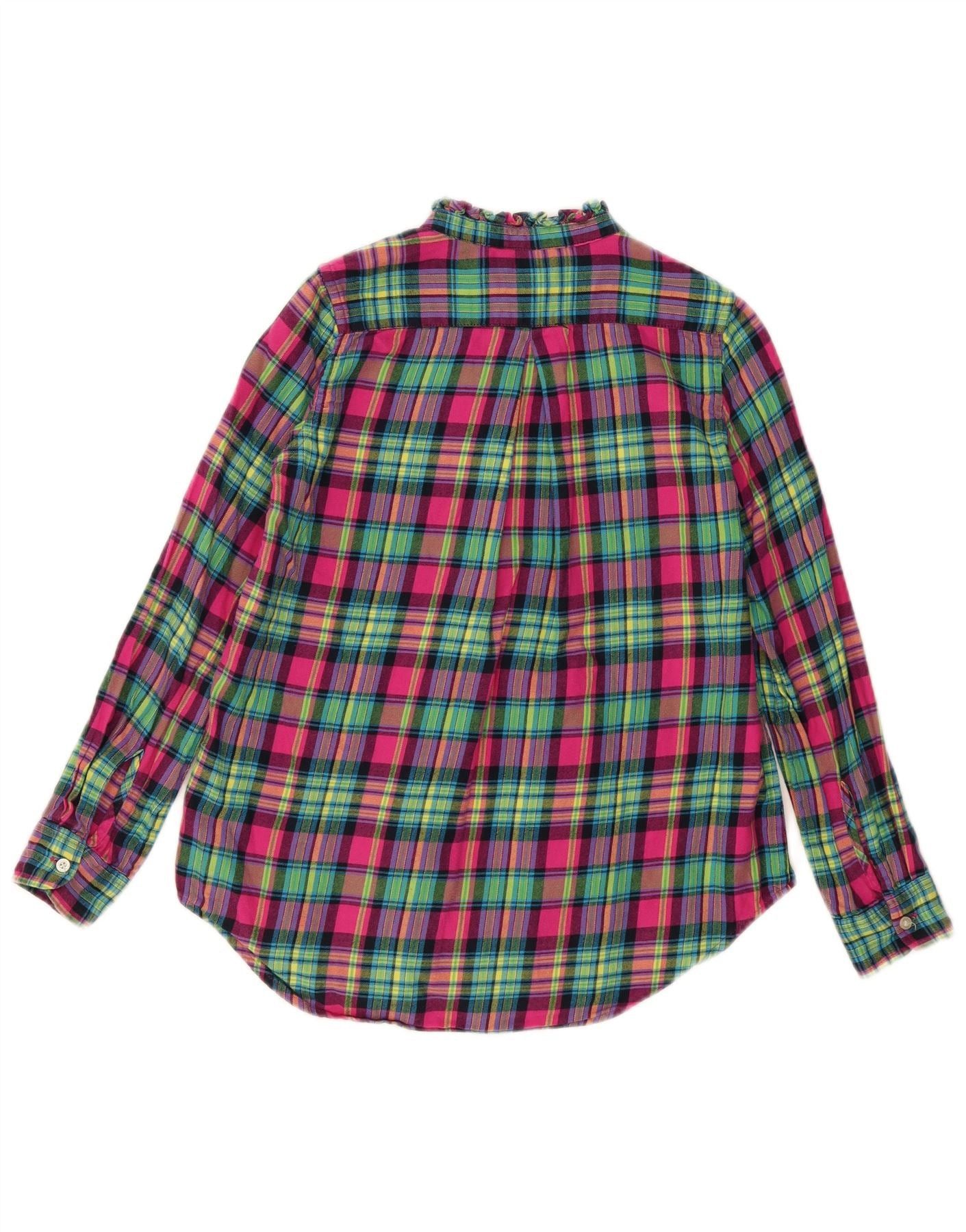 Ralph Lauren Girls Pullover Flannel Shirt 11-12 Years Multicoloured Cotto Size M / US 6-8 / IT 42-44 - 2 Thumbnail