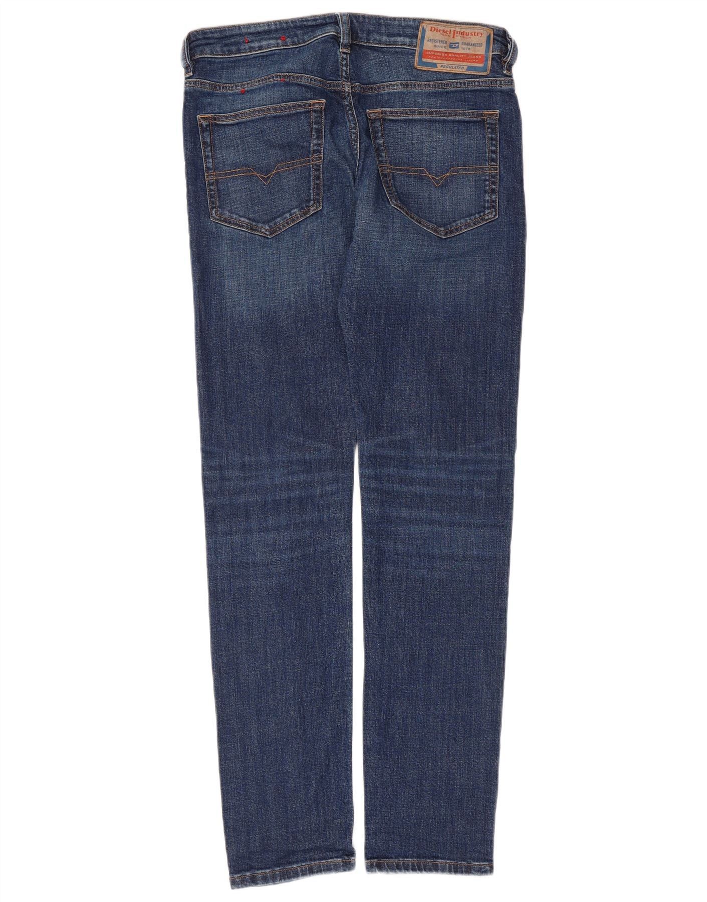 Diesel Womens Slim Jeans W30 L31 Blue Cotton Size 42" / US 20 - 4 Thumbnail