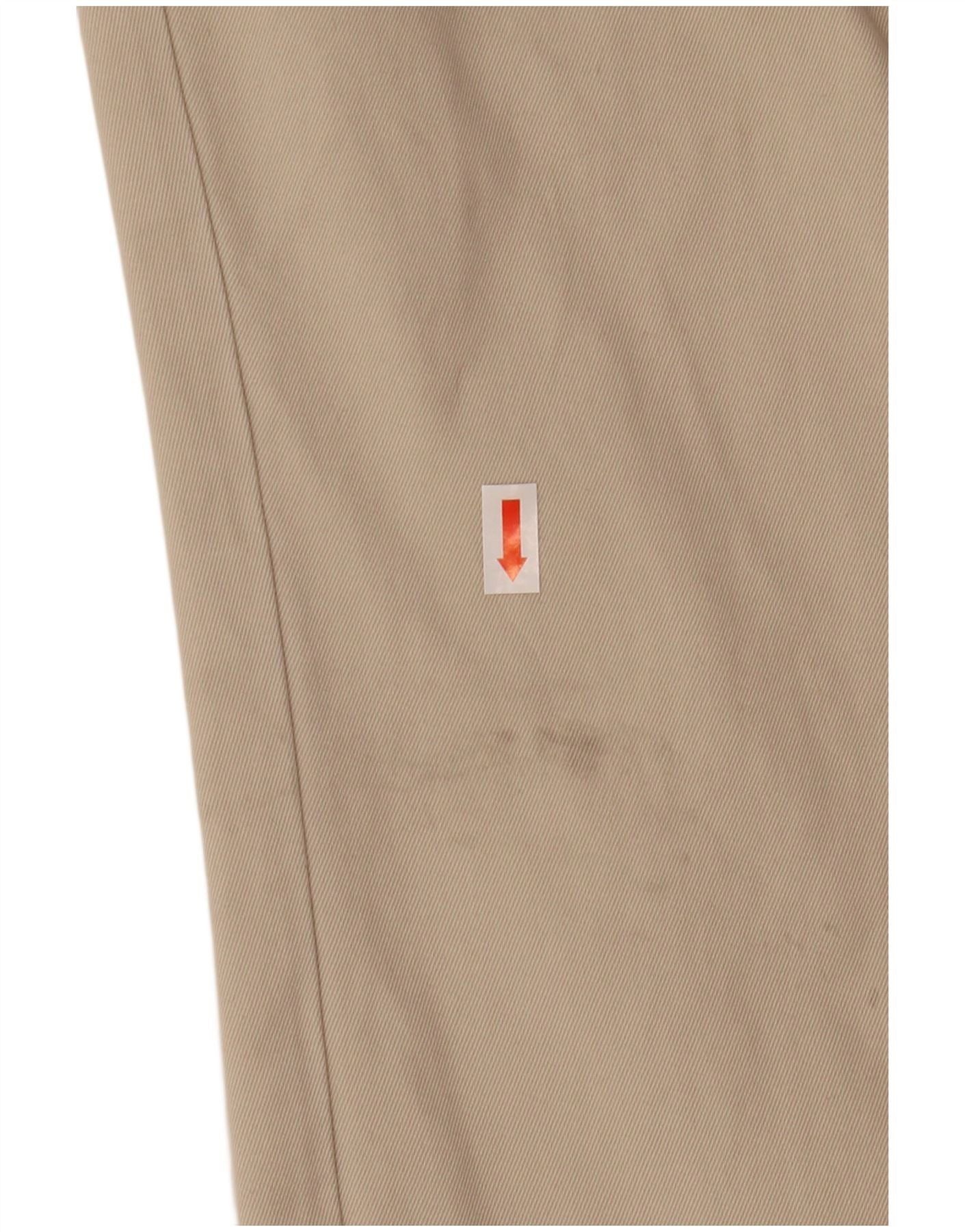 Carhartt Mens Straight Chino Trousers W31 L32 Beige Cotton Size US 32 / EU 48 - 4 Thumbnail