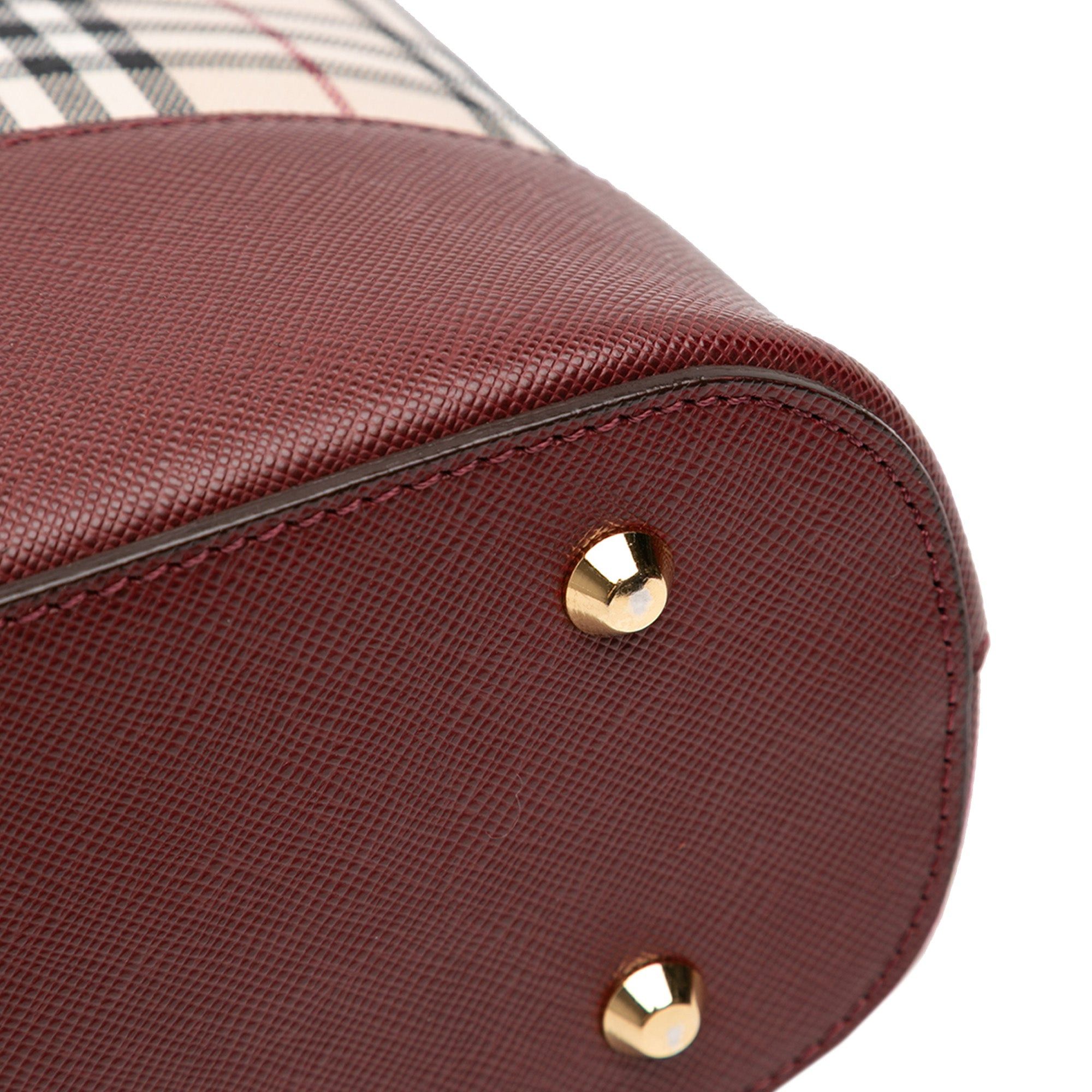 Burberry House Check Canvas Shoulder Bag Size ONE SIZE - 8 Thumbnail