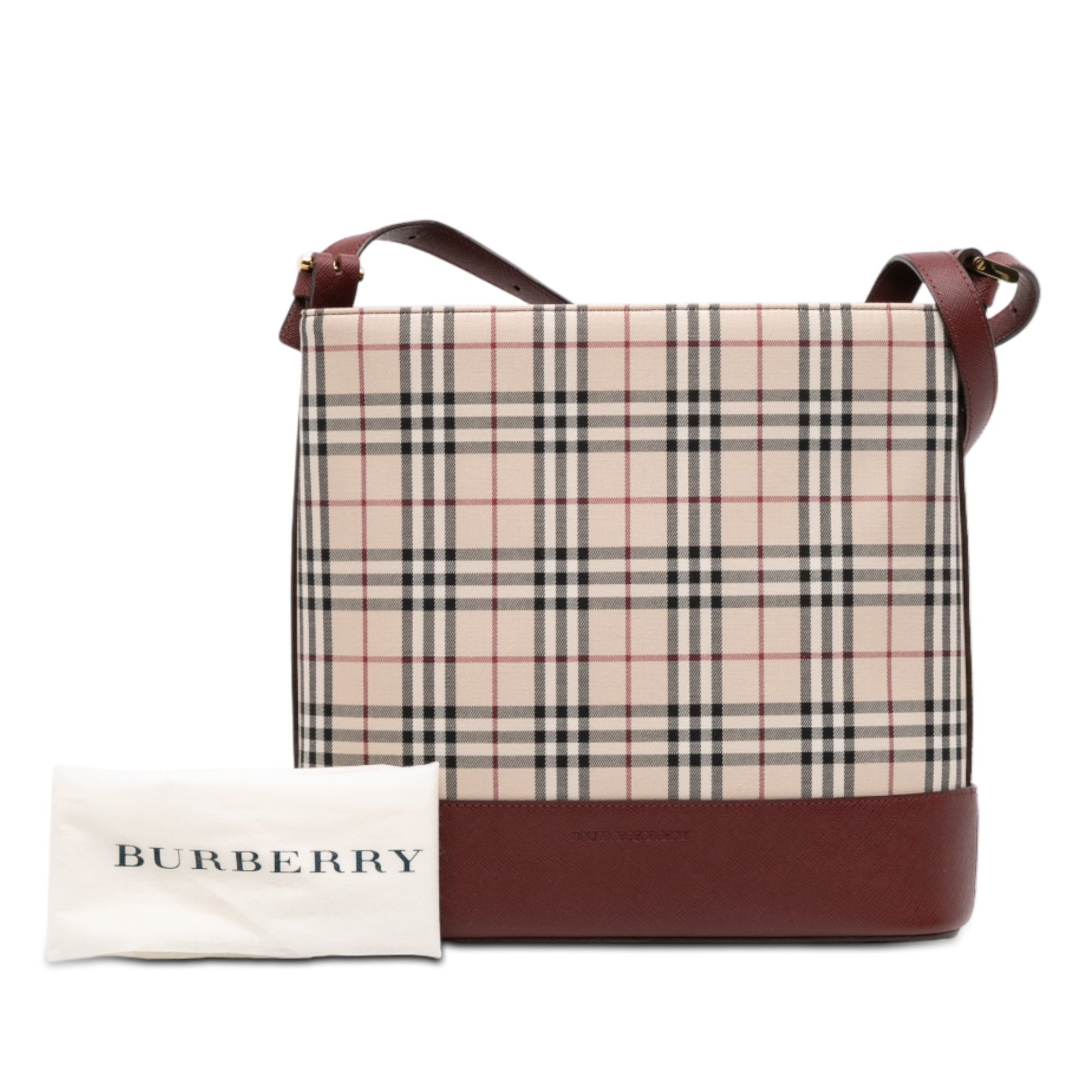Burberry House Check Canvas Shoulder Bag Size ONE SIZE - 11 Thumbnail
