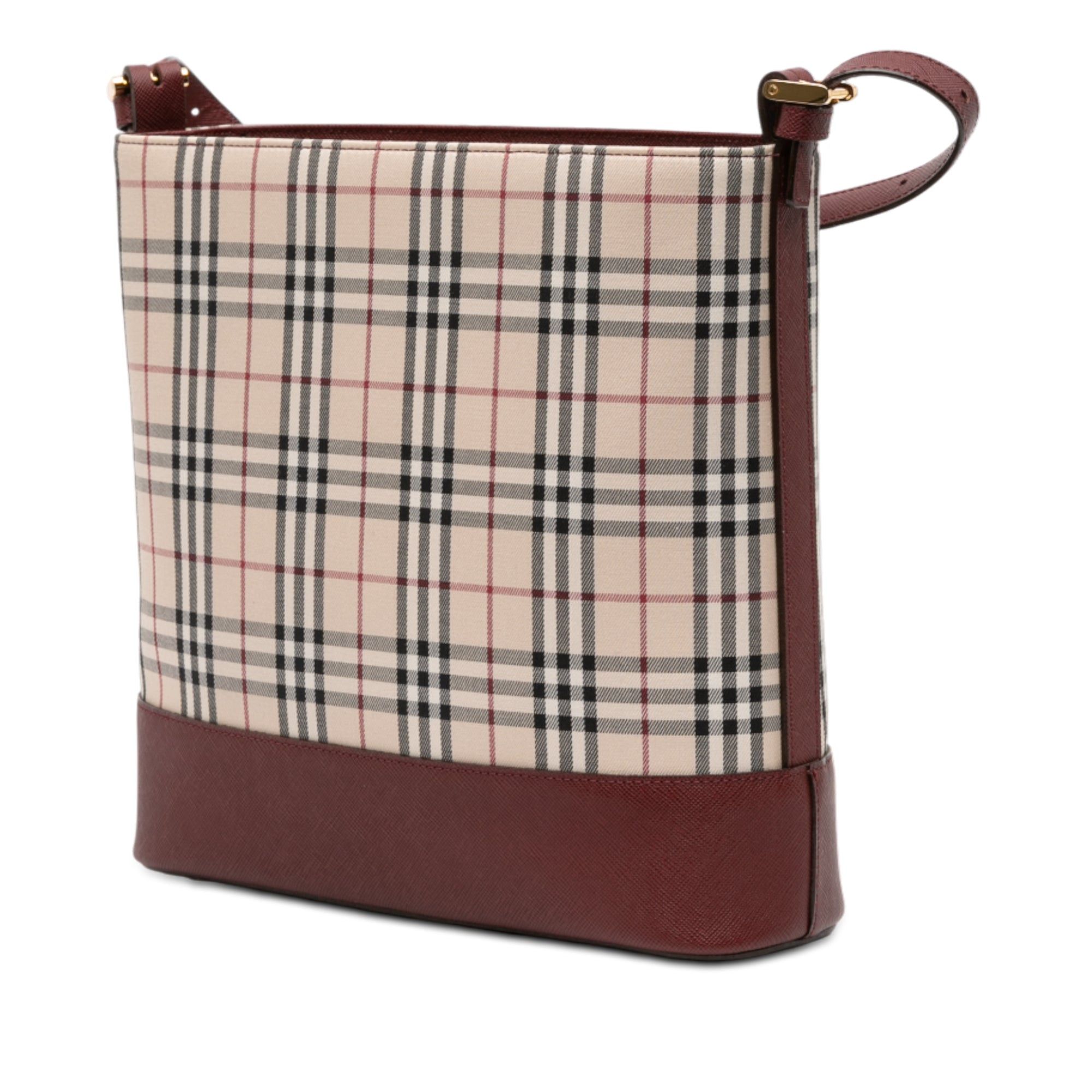 Burberry House Check Canvas Shoulder Bag Size ONE SIZE - 2 Thumbnail