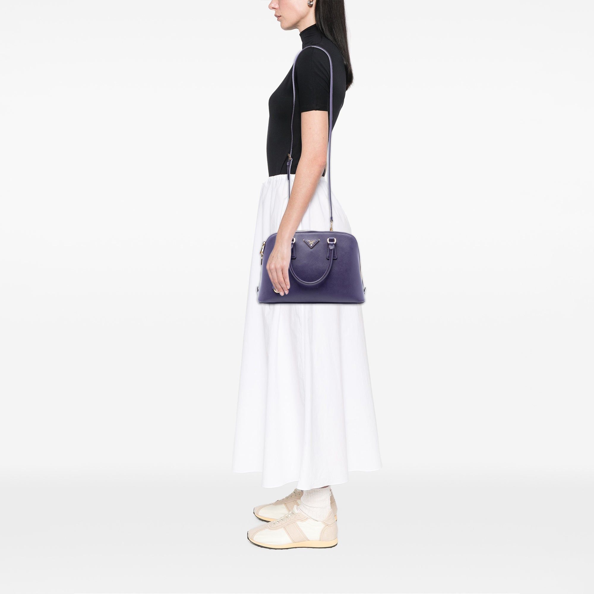 Prada Medium Saffiano Lux Promenade Satchel Size ONE SIZE - 6 Thumbnail