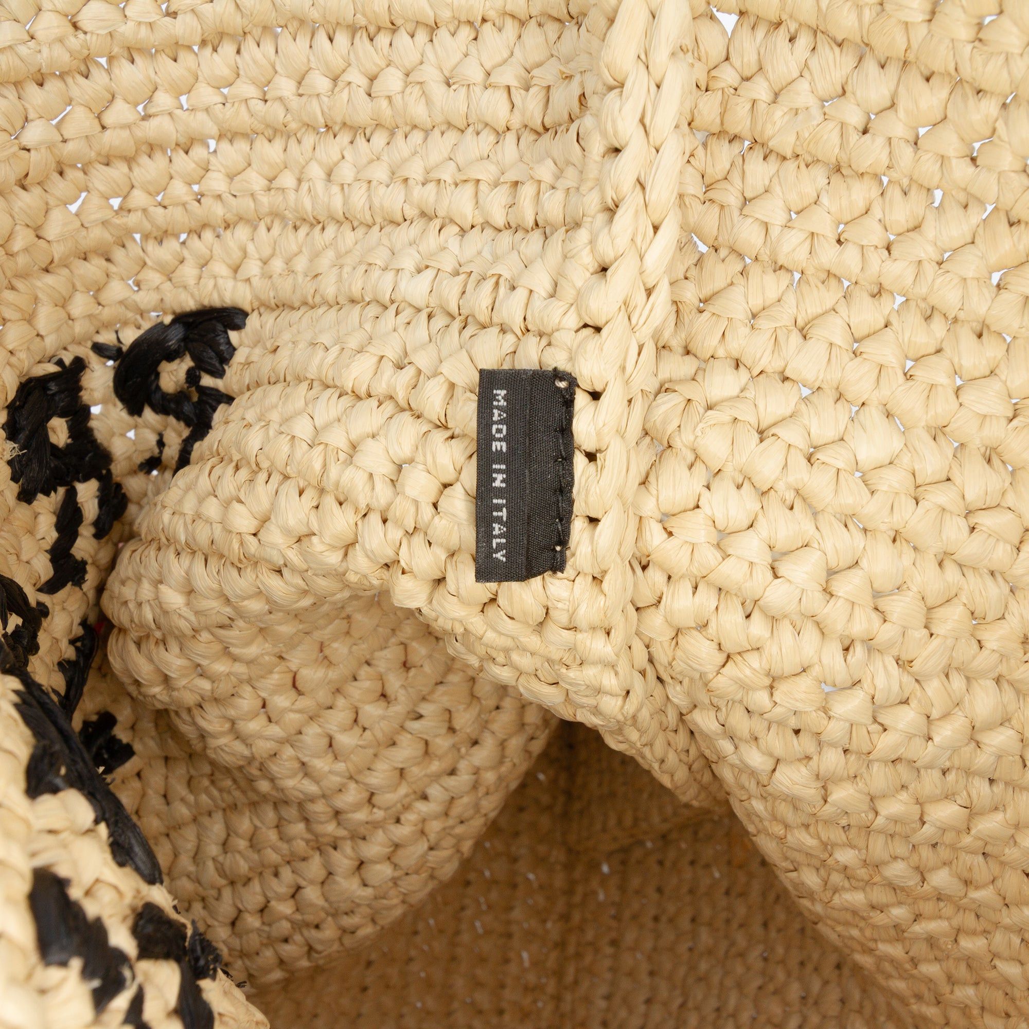 Prada Raffia Effect Crochet Logo Embroidered Crossbody Size ONE SIZE - 6 Thumbnail