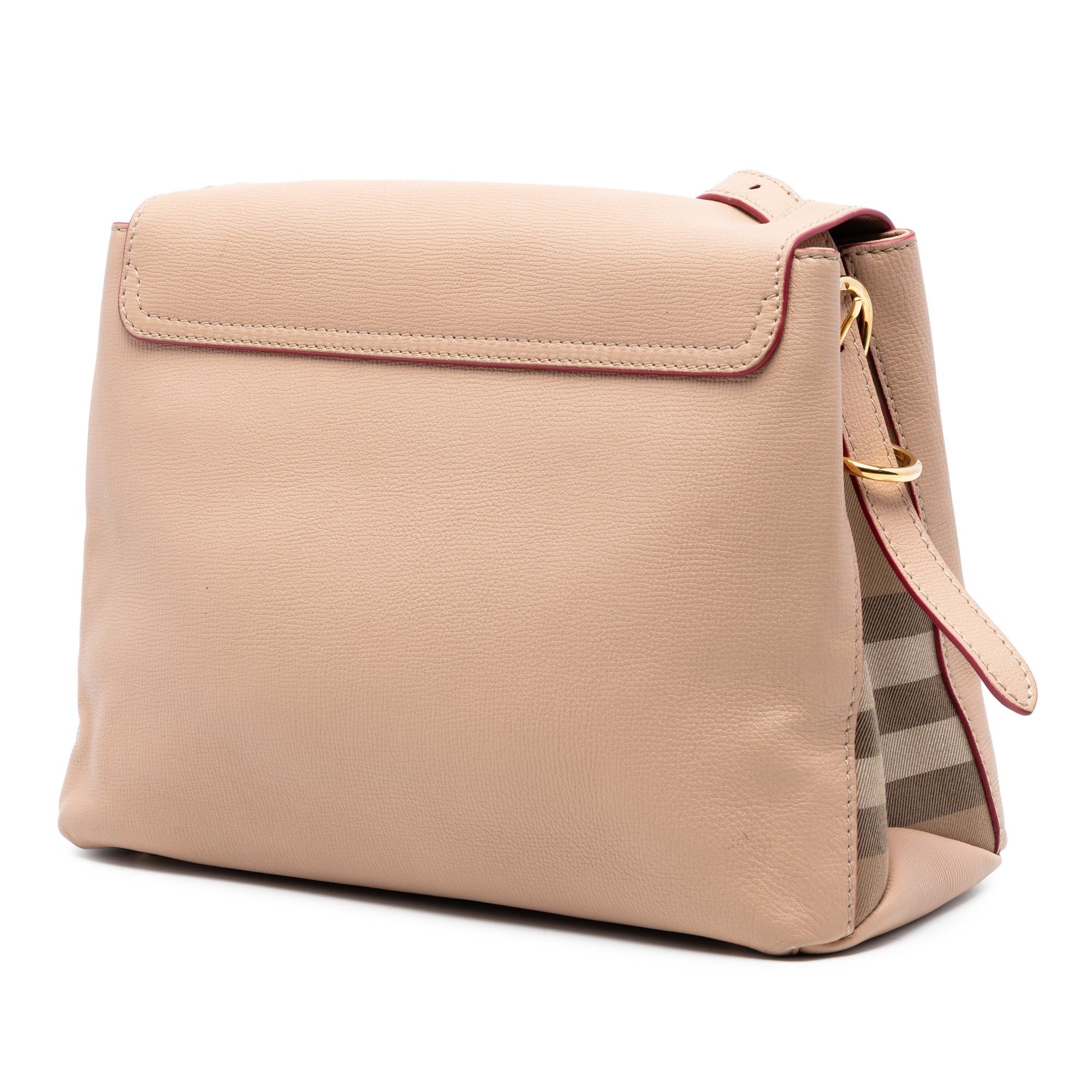 Burberry Medium House Check Trimmed Leather Camberley Satchel Size ONE SIZE - 2 Thumbnail