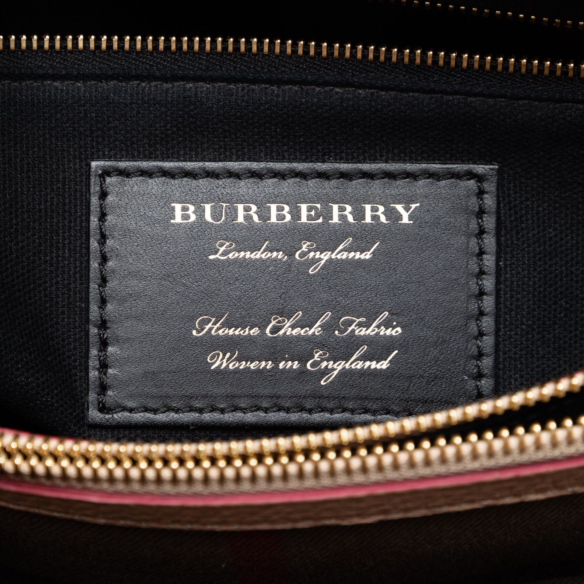 Burberry Medium House Check Trimmed Leather Camberley Satchel Size ONE SIZE - 5 Thumbnail
