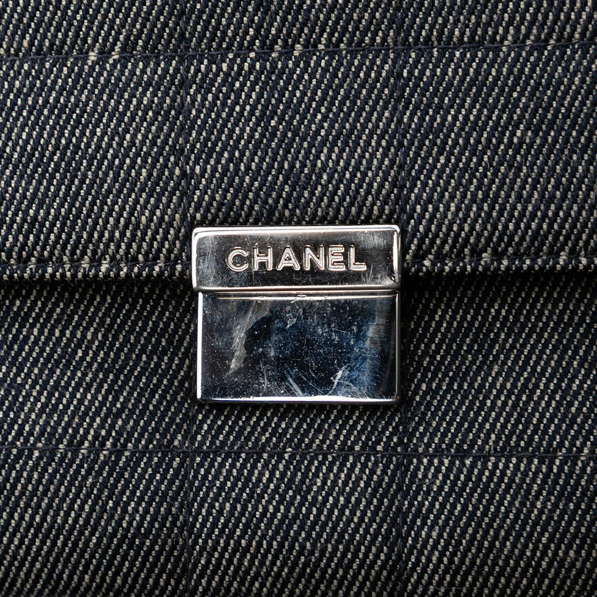 Chanel CC Chocolate Bar Denim Flap Size ONE SIZE - 5 Thumbnail