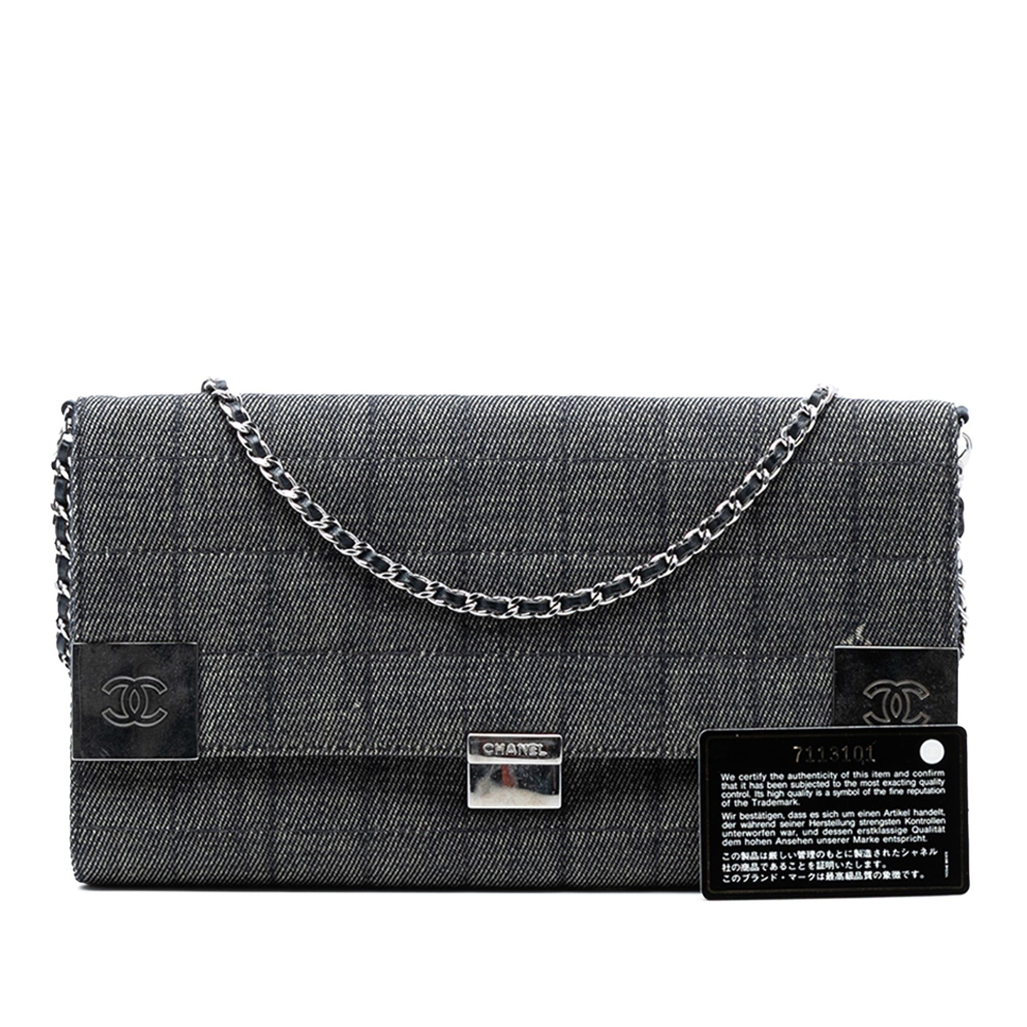Chanel CC Chocolate Bar Denim Flap Size ONE SIZE - 8 Thumbnail