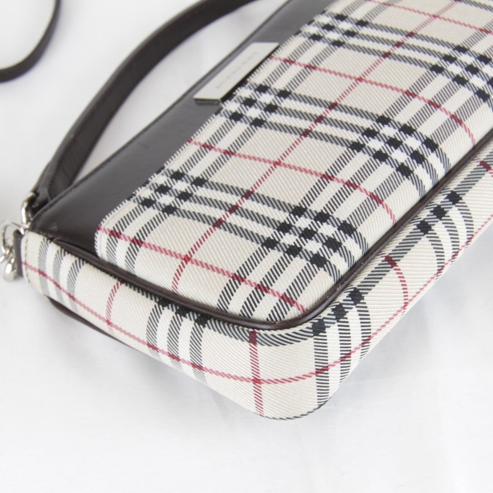 Burberry BURBERRY Nova Check Beige Mini Shoulder Bag, Canvas, 190g, Women's, Size ONE SIZE - 6 Thumbnail