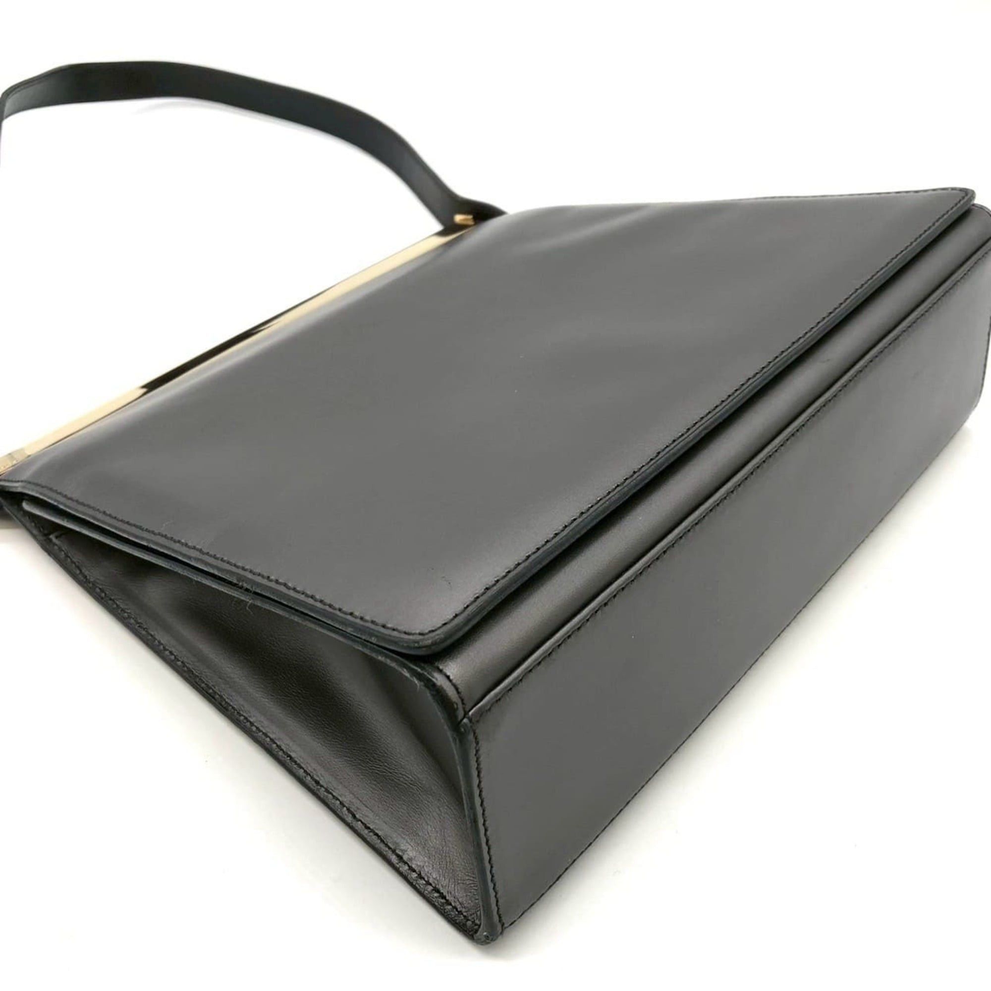 Gucci GUCCI 001 2058 Shoulder Bag, Leather, Gray, Women's Size ONE SIZE - 5 Thumbnail