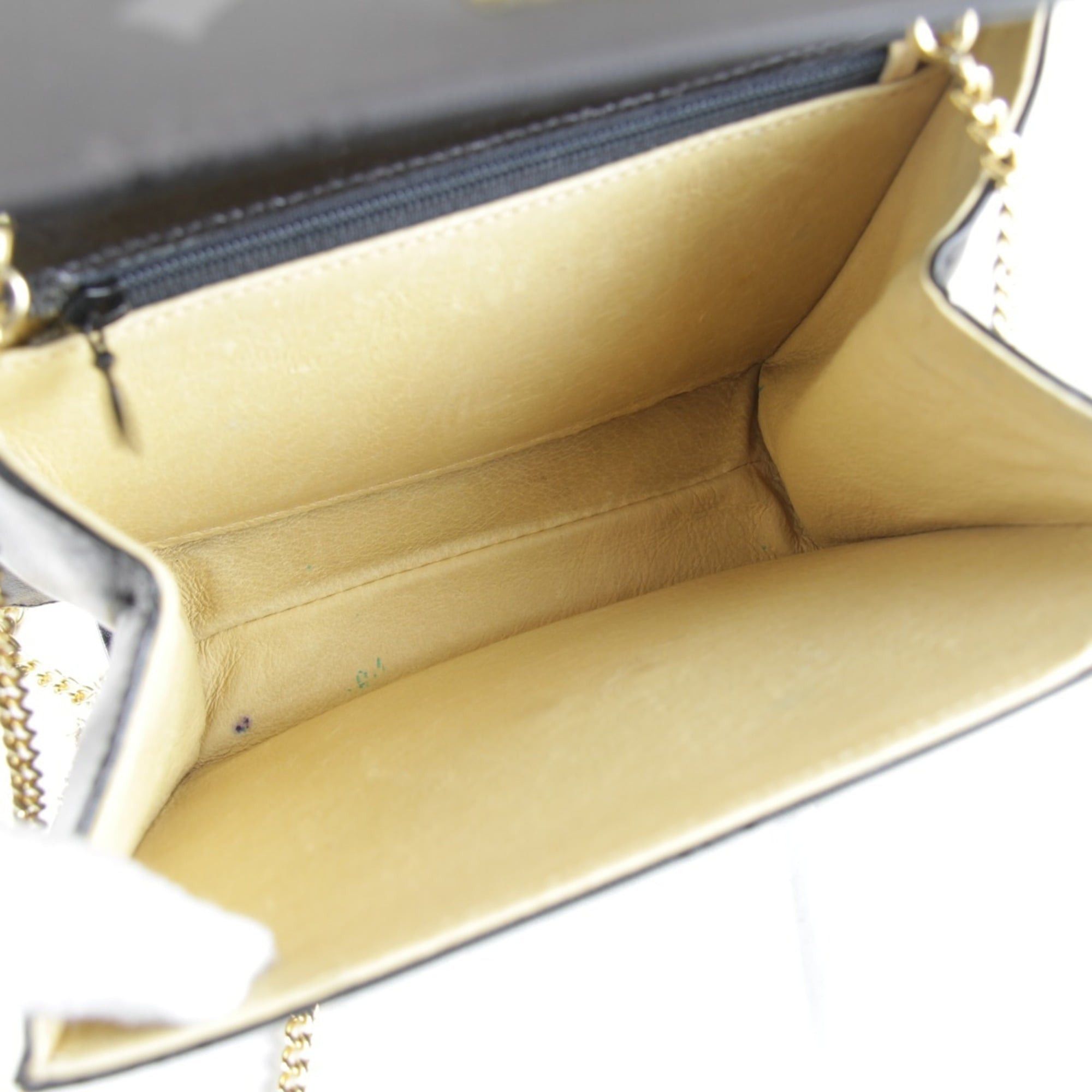 MCM MCM Visetos 2-way Chain Mini Shoulder Bag, 370g, Women's, Black Size ONE SIZE - 12 Thumbnail
