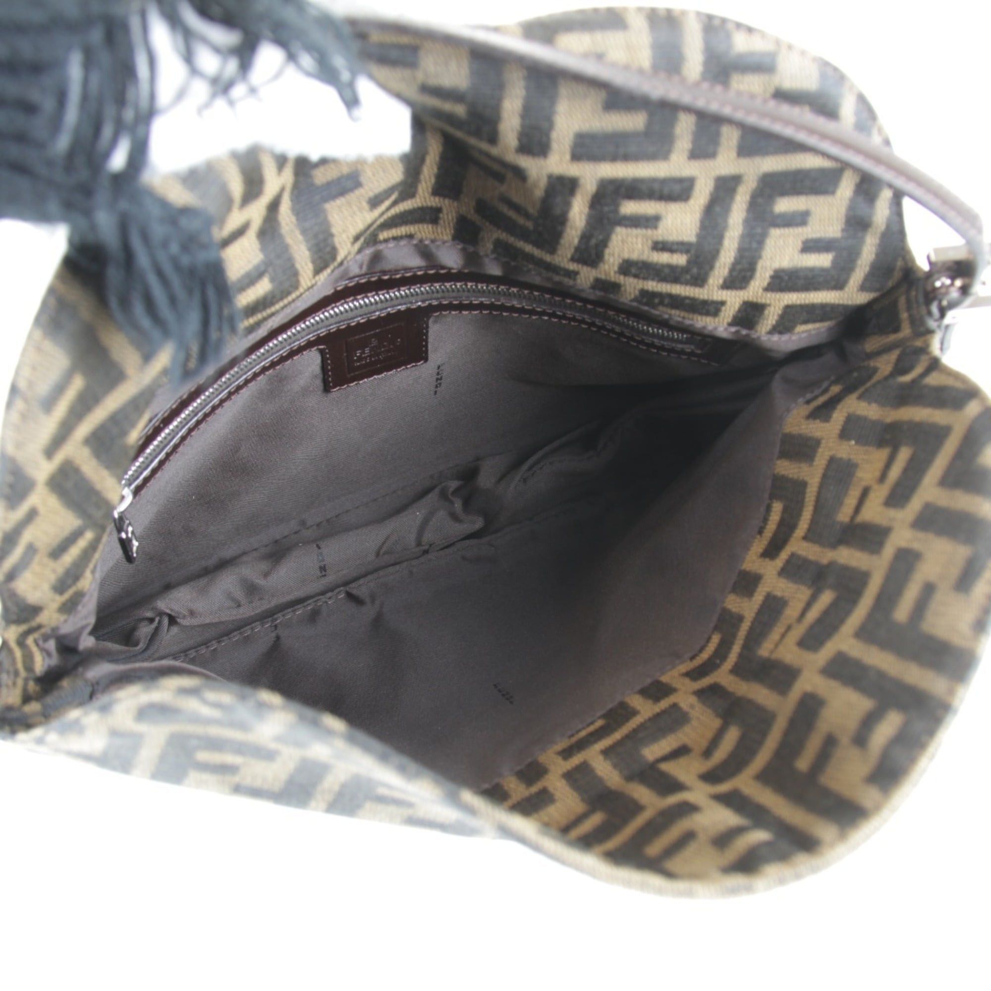 Fendi FENDI Zucca Mamma Bucket Shoulder Bag, Canvas, 290g, Women's, Brown Size ONE SIZE - 12 Thumbnail