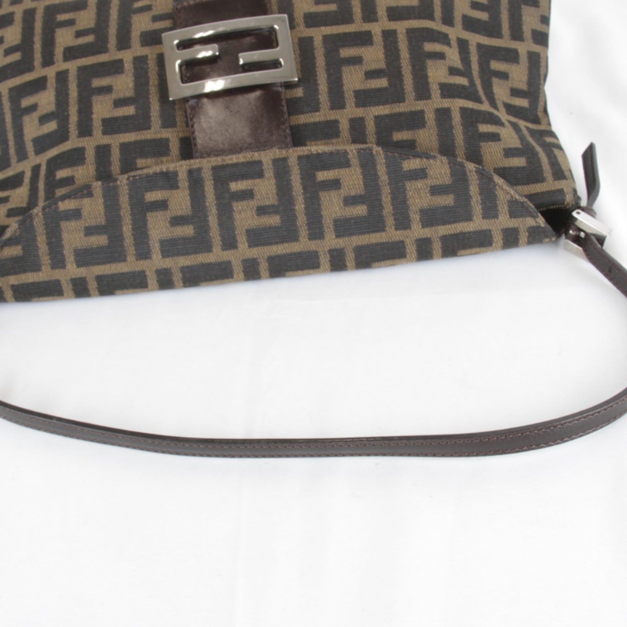 Fendi FENDI Zucca Mamma Bucket Shoulder Bag, Canvas, 290g, Women's, Brown Size ONE SIZE - 9 Thumbnail
