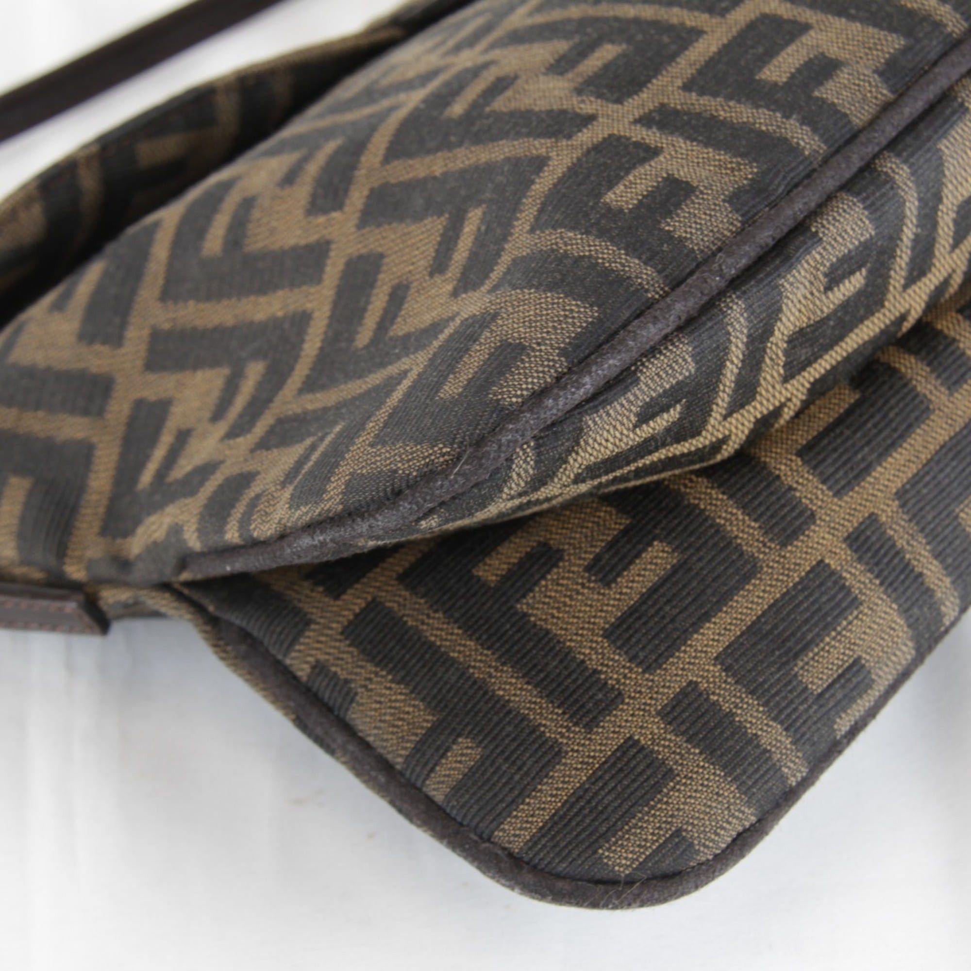 Fendi FENDI Zucca Mamma Bucket Shoulder Bag, Canvas, 290g, Women's, Brown Size ONE SIZE - 6 Thumbnail