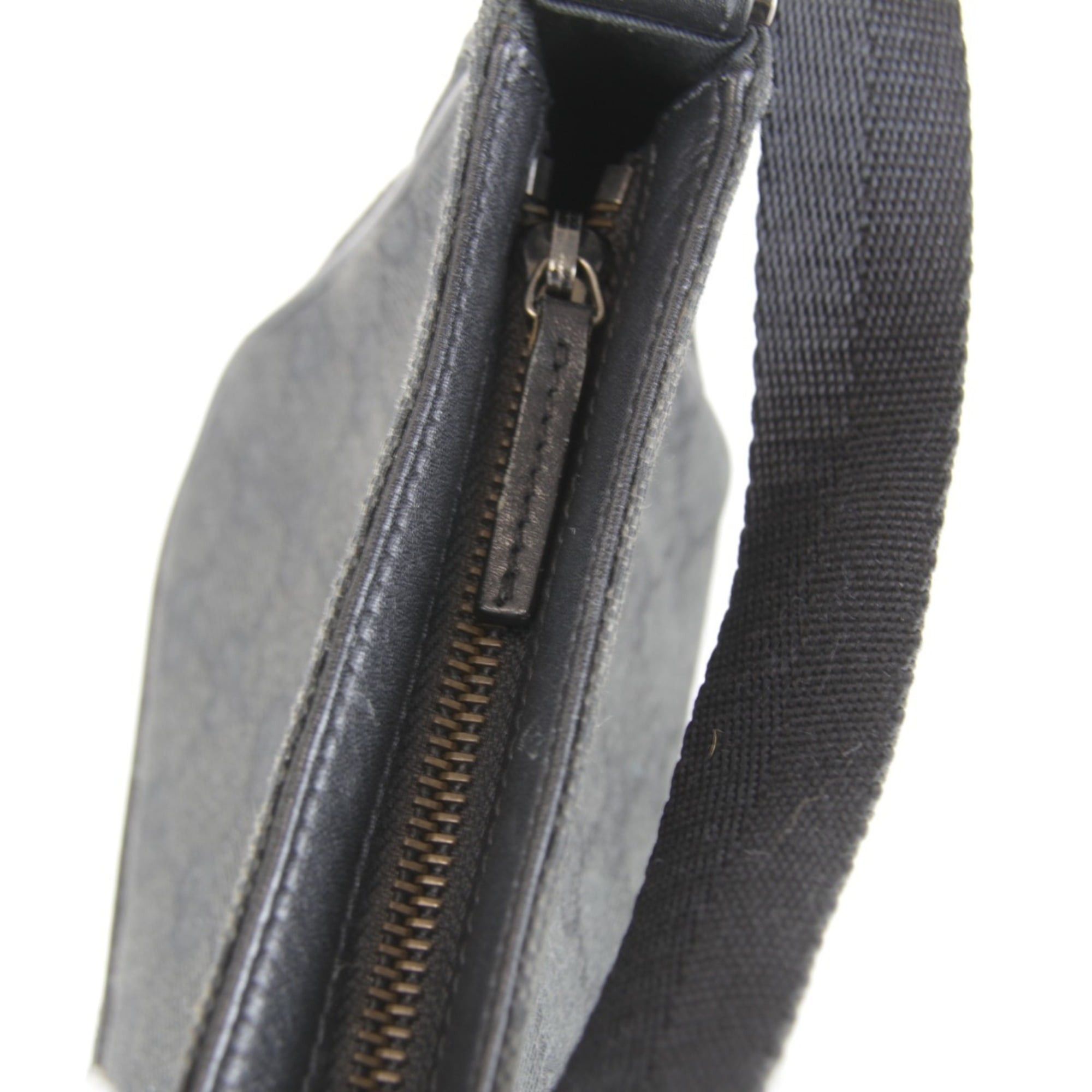 Gucci GUCCI 106644 002404 Pouch Mini Handbag GG Canvas 150g Women's Black Size ONE SIZE - 10 Thumbnail