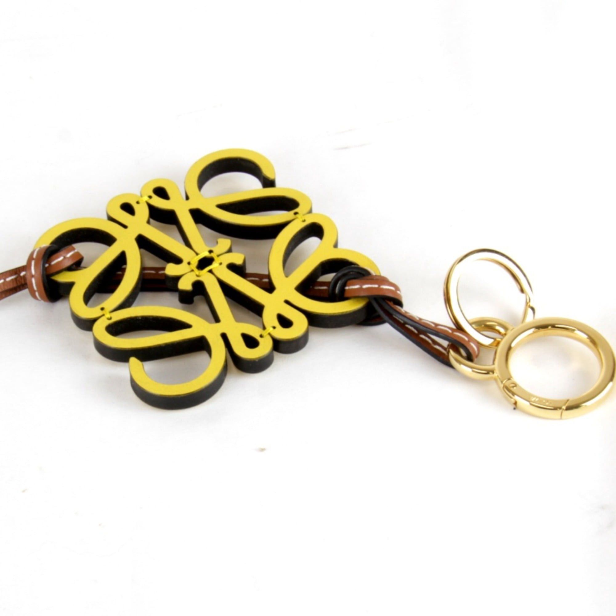 Loewe LOEWE Charm Leather Yellow Women's Size ONE SIZE - 4 Thumbnail