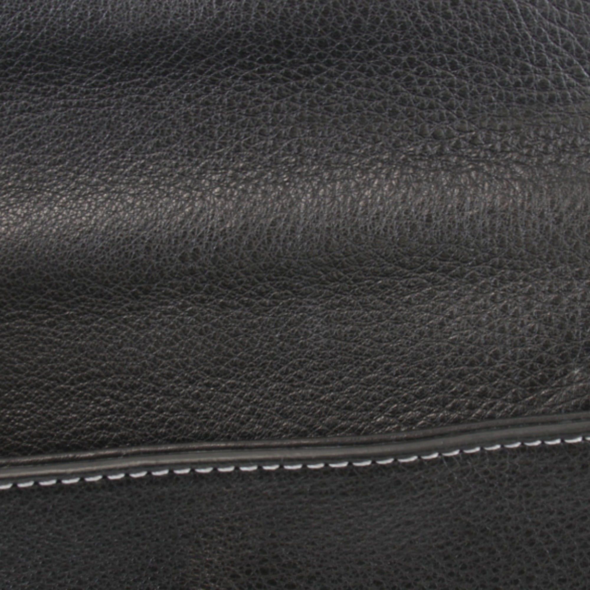 Tiffany & Co. TIFFANY&Co. Tiffany Turnlock Shoulder Bag, Leather, Black, Women's Size ONE SIZE - 9 Thumbnail