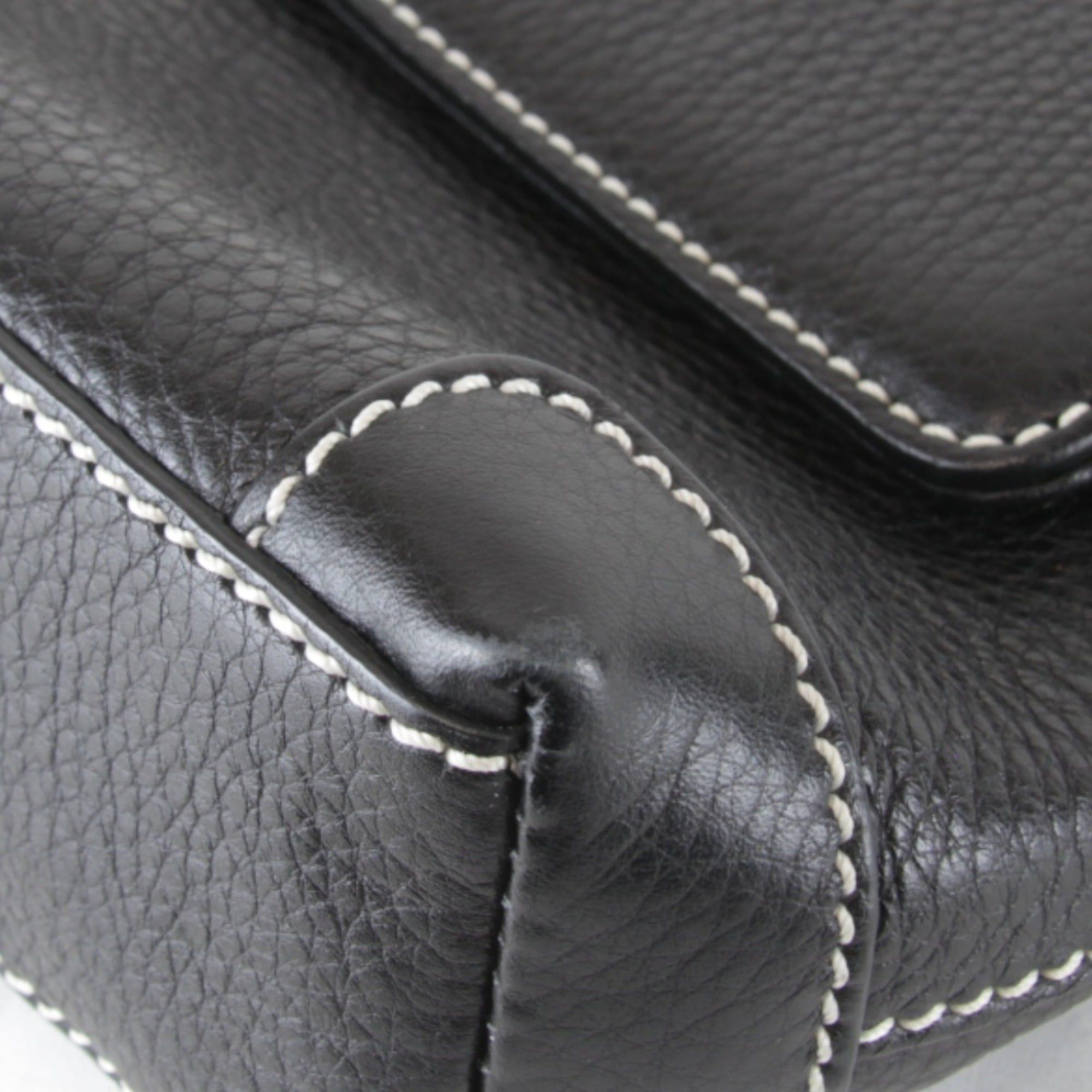 Tiffany & Co. TIFFANY&Co. Tiffany Turnlock Shoulder Bag, Leather, Black, Women's Size ONE SIZE - 3 Thumbnail