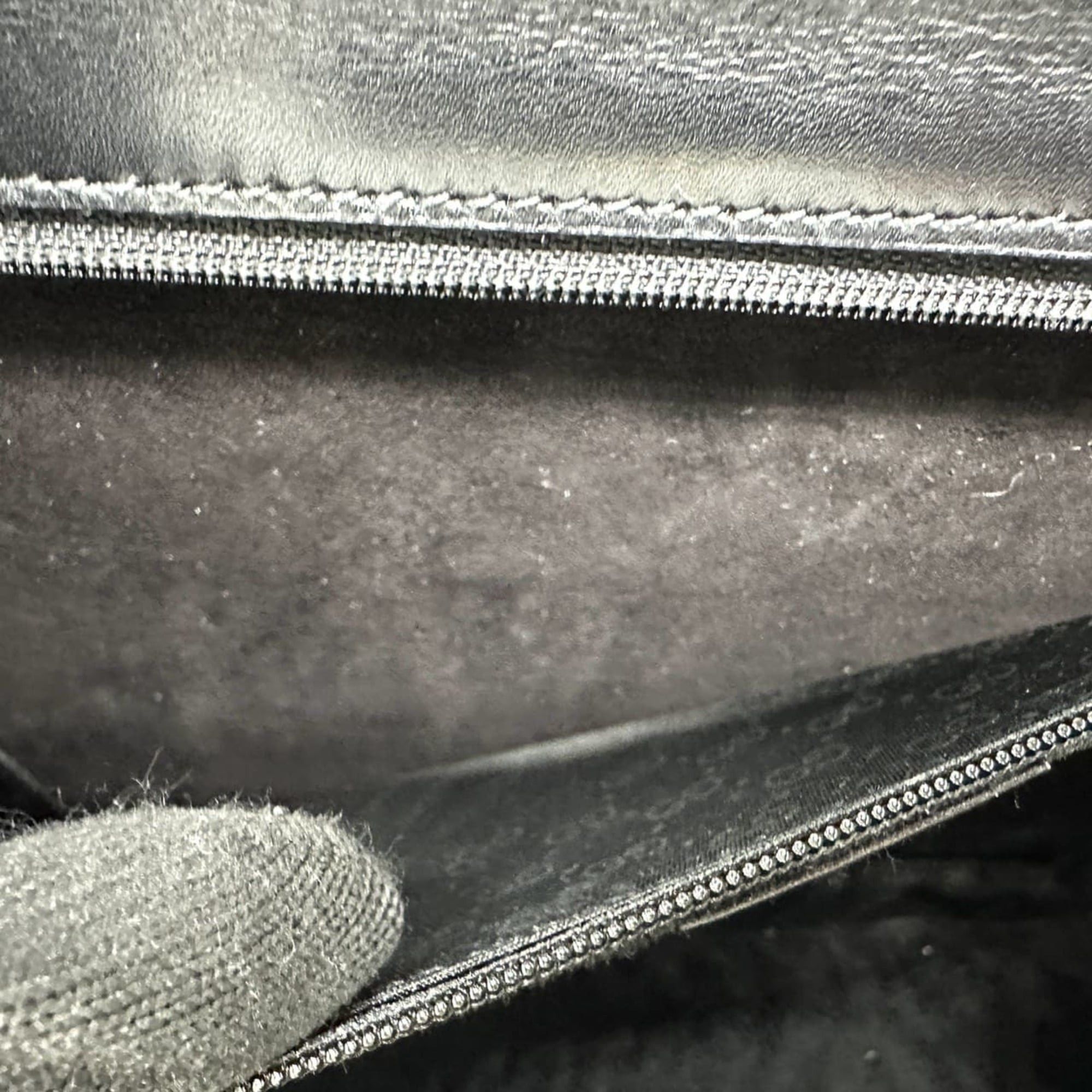 Gucci GUCCI 000 46 Bamboo Handbag Leather Black Old Gucci Women's Size ONE SIZE - 11 Thumbnail