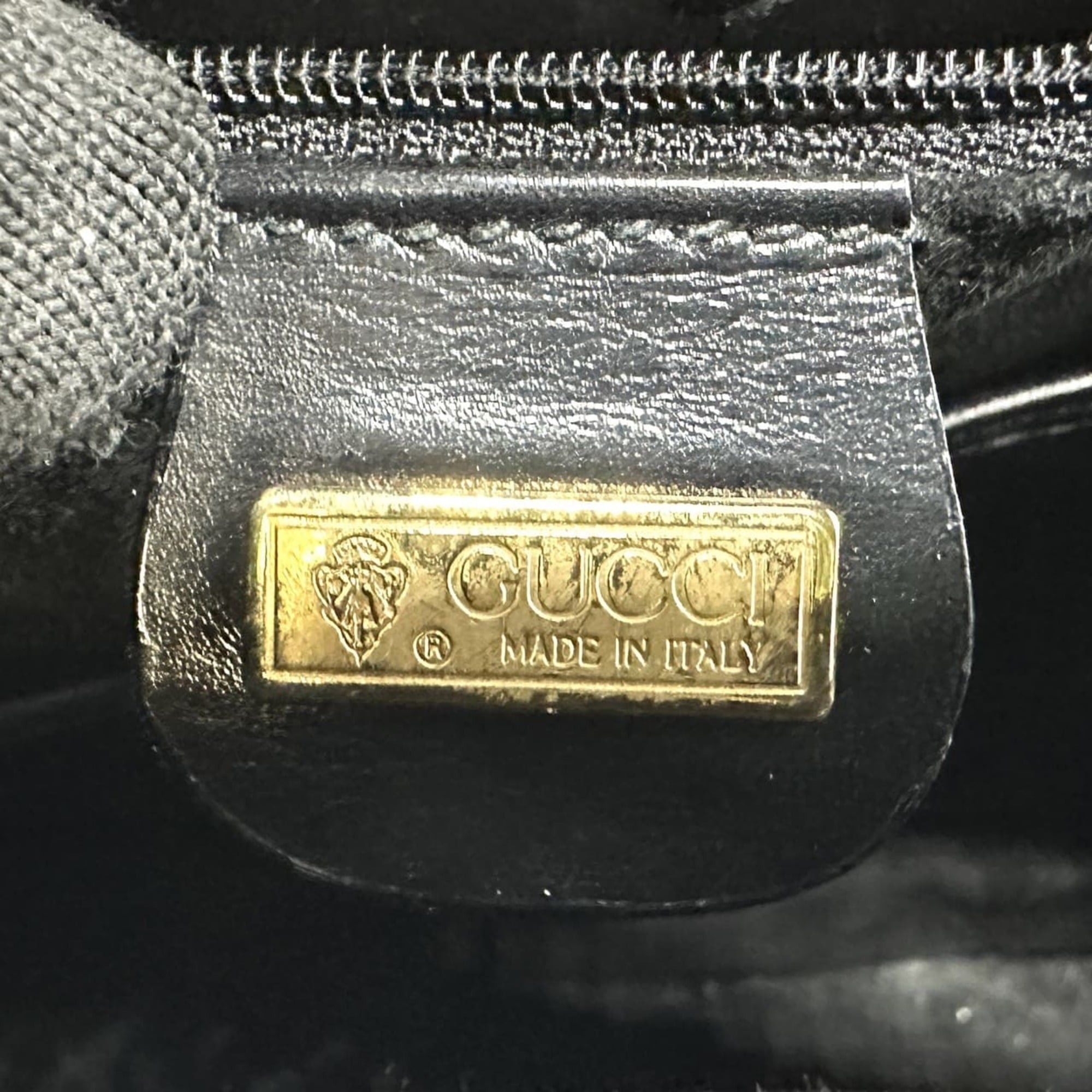 Gucci GUCCI 000 46 Bamboo Handbag Leather Black Old Gucci Women's Size ONE SIZE - 14 Thumbnail