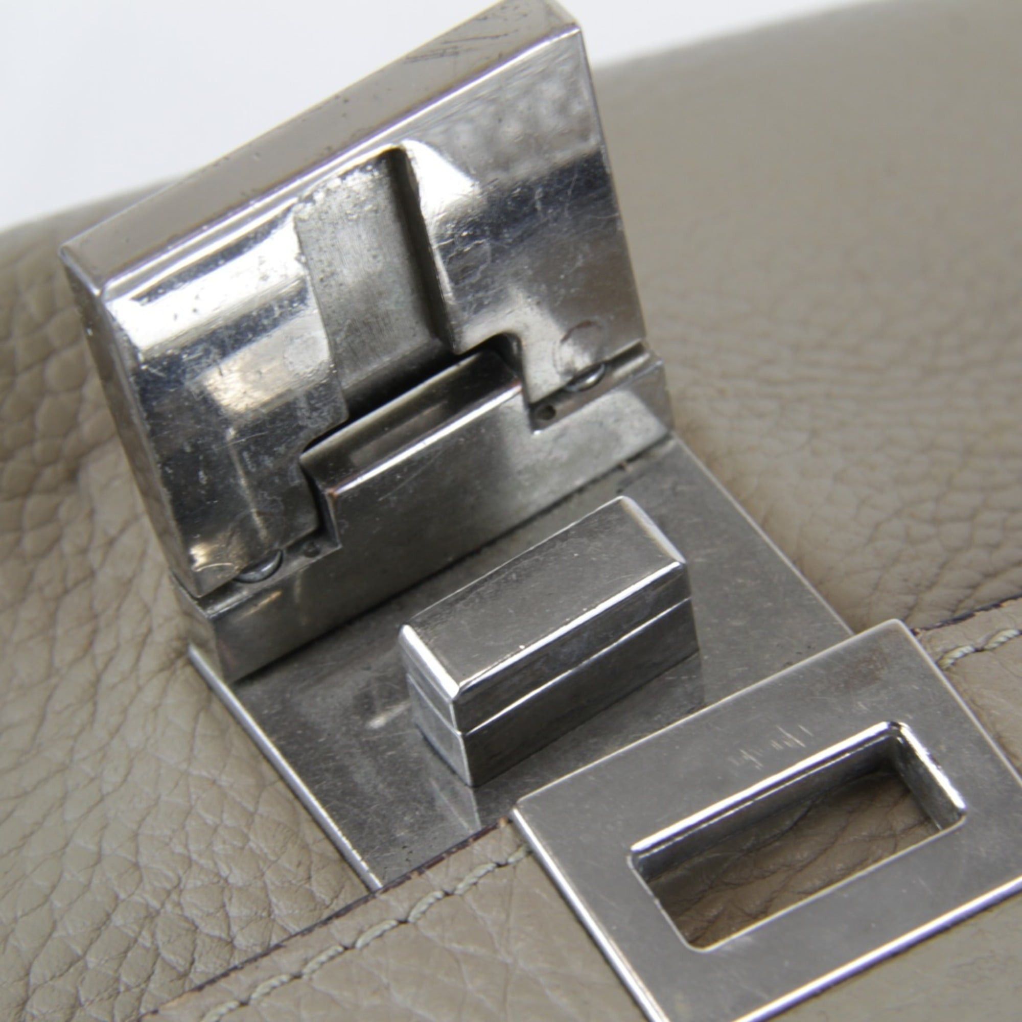 Celine CELINE Small Trapeze Bag Shoulder Leather/Suede 940g Women's Beige Size ONE SIZE - 11 Thumbnail