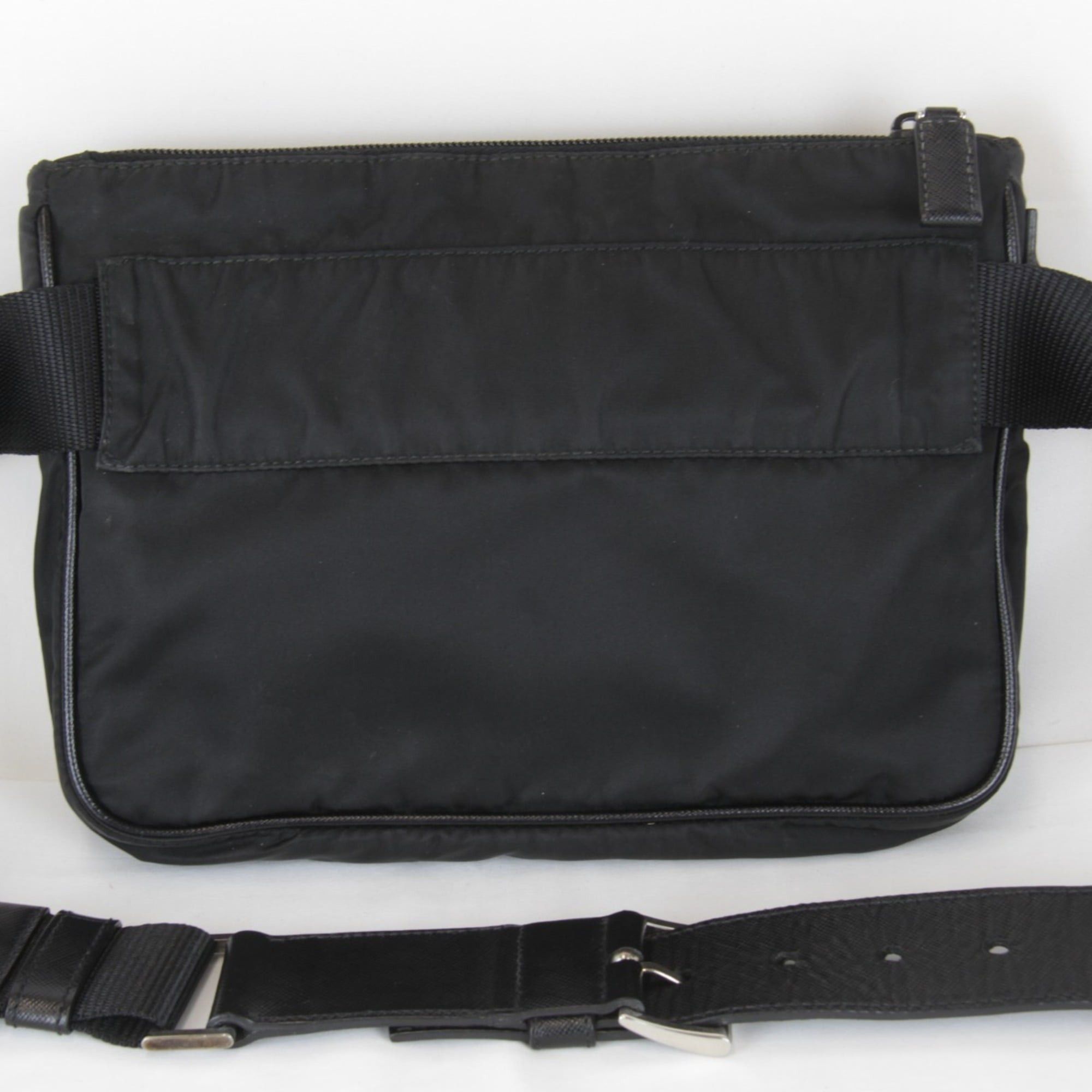 Prada Prada Saffiano Waist Bag Body Tessuto Nylon Black 360g Women's Size ONE SIZE - 2 Thumbnail