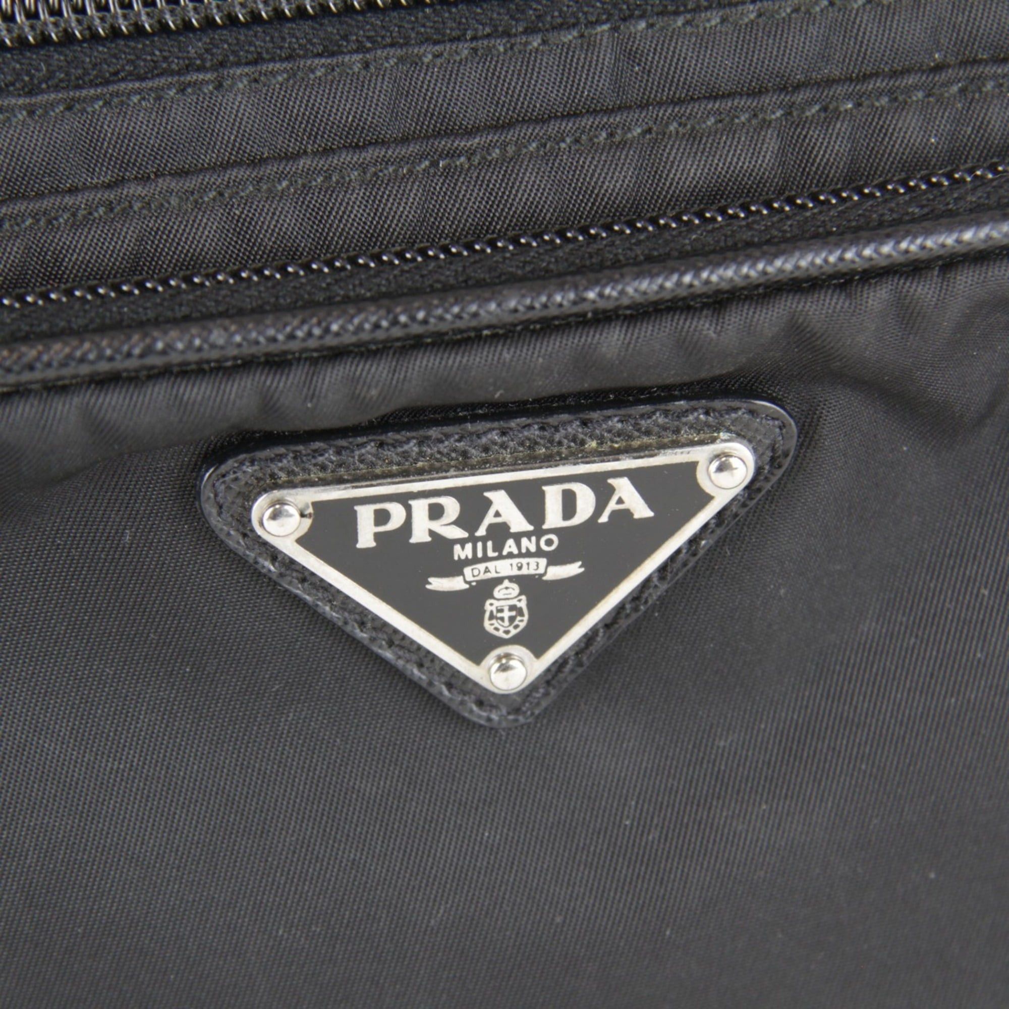 Prada Prada Saffiano Waist Bag Body Tessuto Nylon Black 360g Women's Size ONE SIZE - 11 Thumbnail