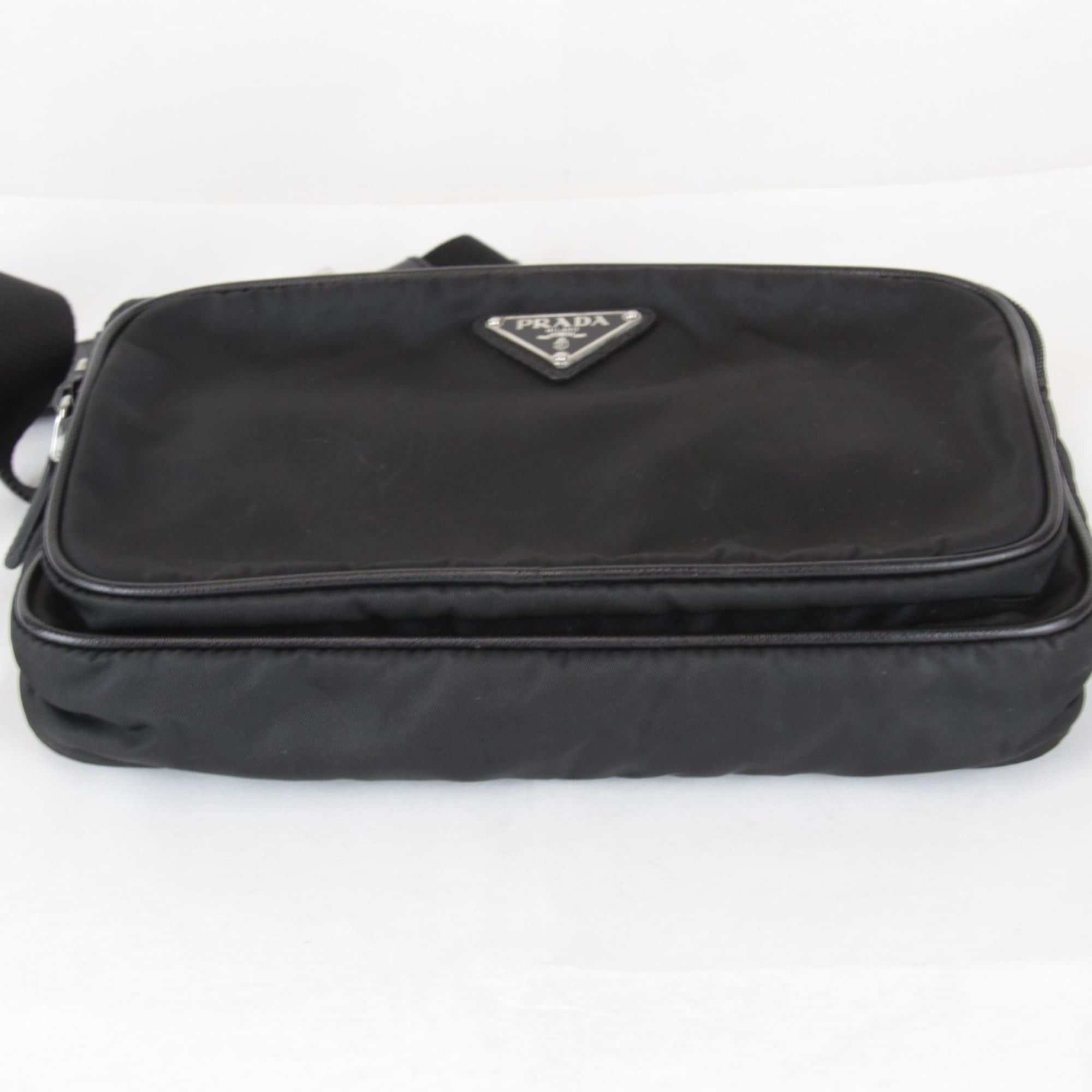 Prada Prada Saffiano Waist Bag Body Tessuto Nylon Black 360g Women's Size ONE SIZE - 7 Thumbnail