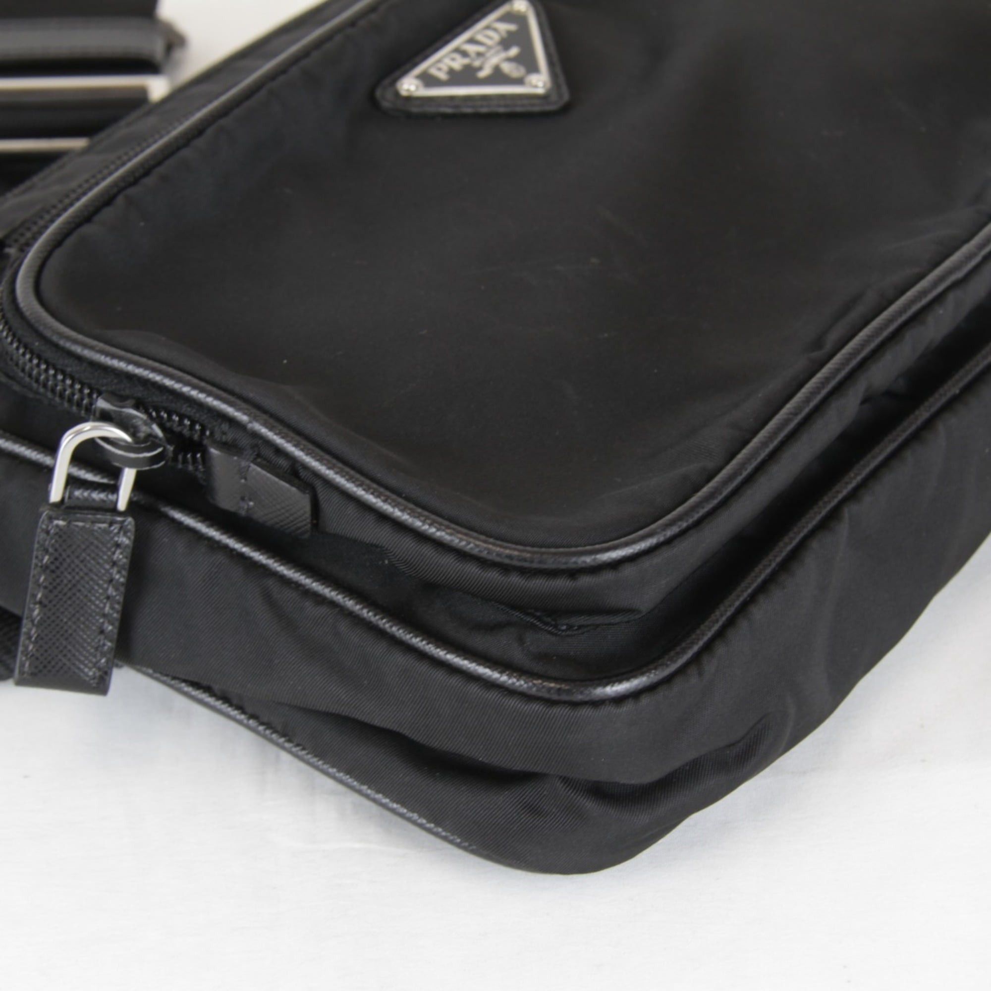 Prada Prada Saffiano Waist Bag Body Tessuto Nylon Black 360g Women's Size ONE SIZE - 6 Thumbnail