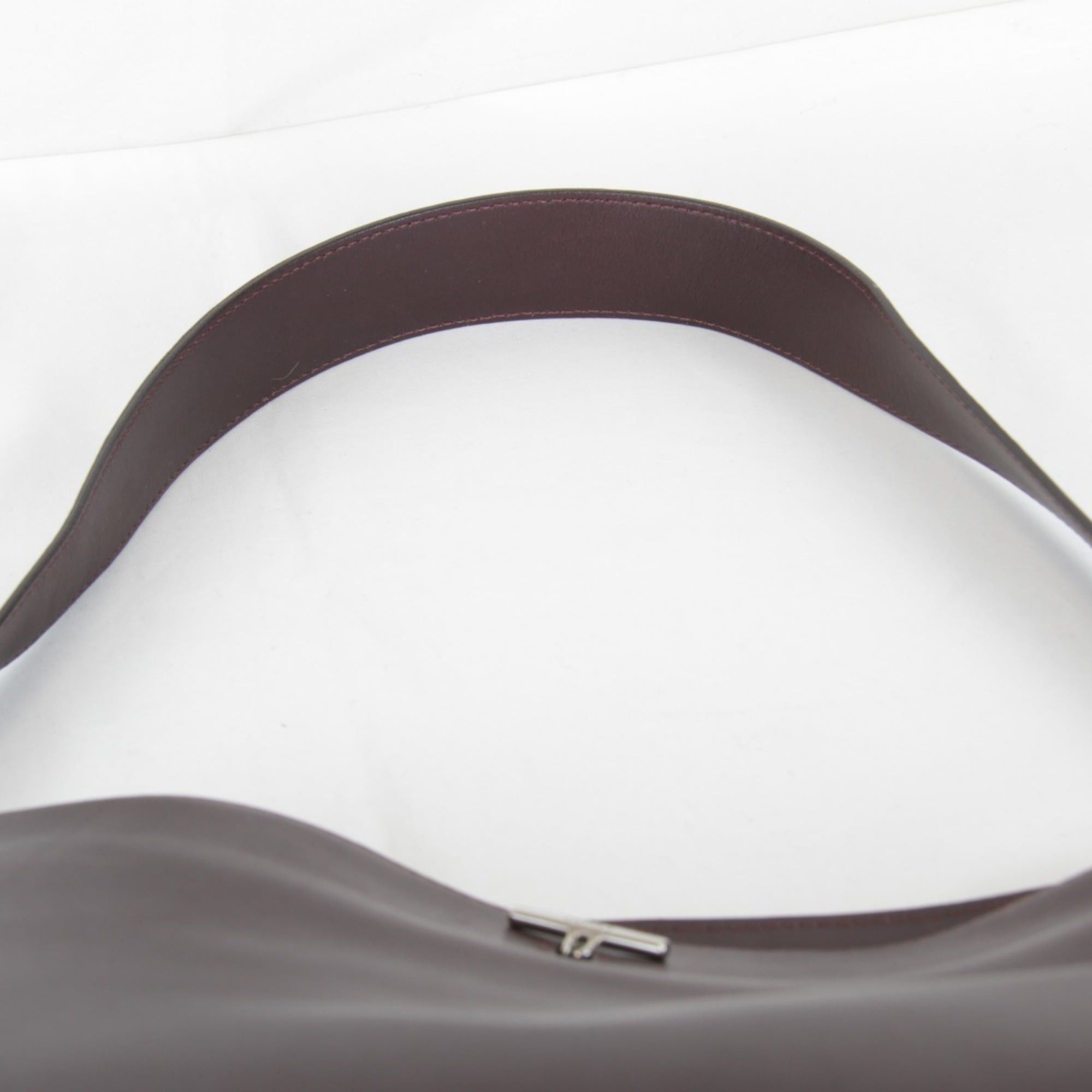 Celine Celine Chain Hardware Shoulder Bag Leather Women's Bordeaux Wine Red Size ONE SIZE - 9 Thumbnail