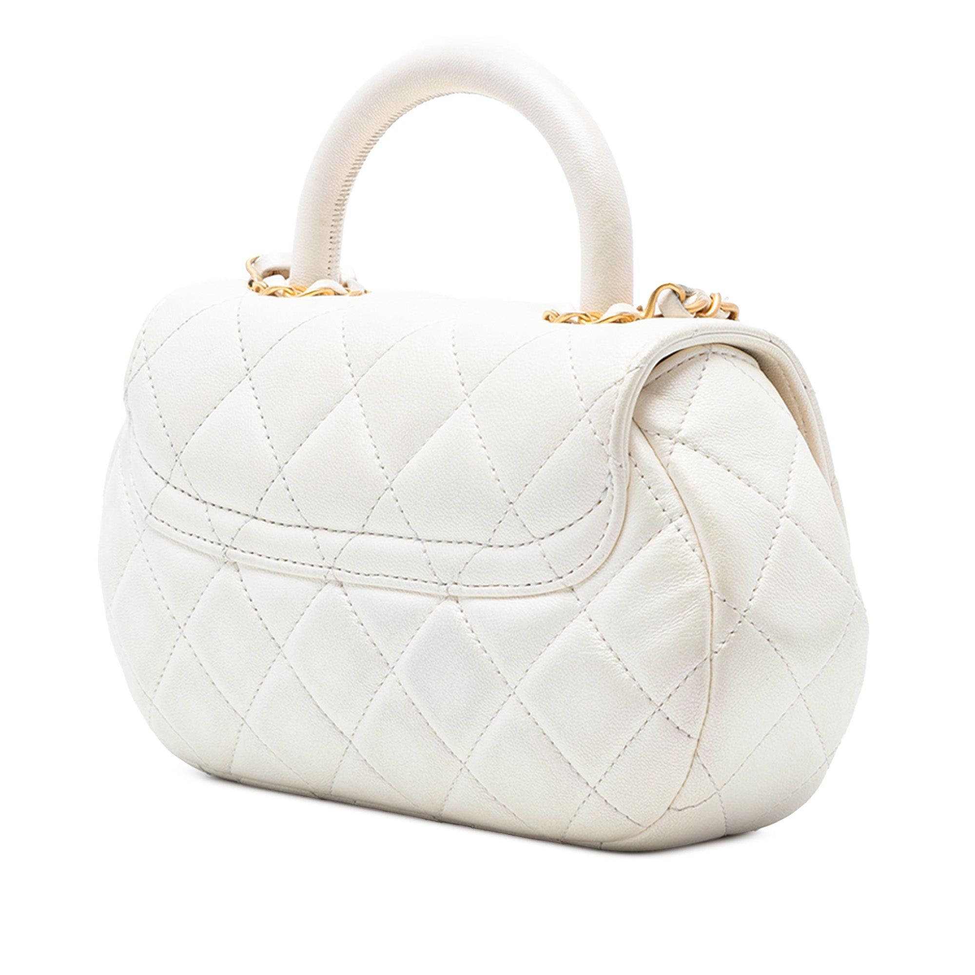 Chanel CC Quilted Lambskin Top Handle Bag Size ONE SIZE - 2 Thumbnail