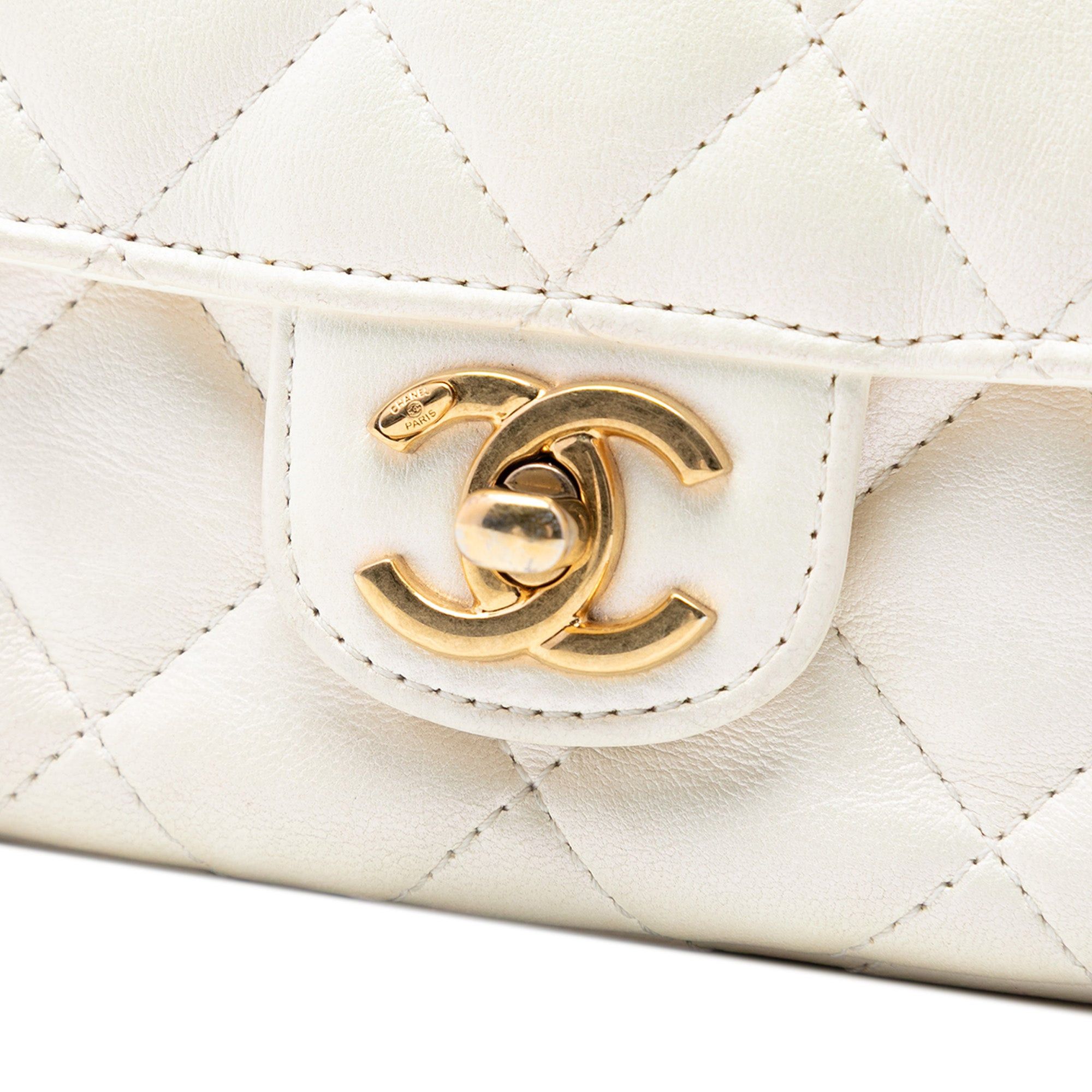 Chanel CC Quilted Lambskin Top Handle Bag Size ONE SIZE - 5 Thumbnail