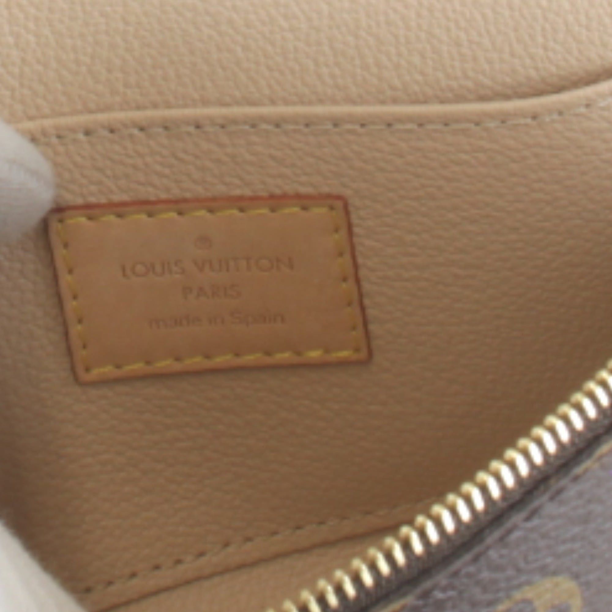 Louis Vuitton Louis Vuitton Pochette Tic PM M47515 Monogram Canvas Brown Women's Size ONE SIZE - 11 Thumbnail