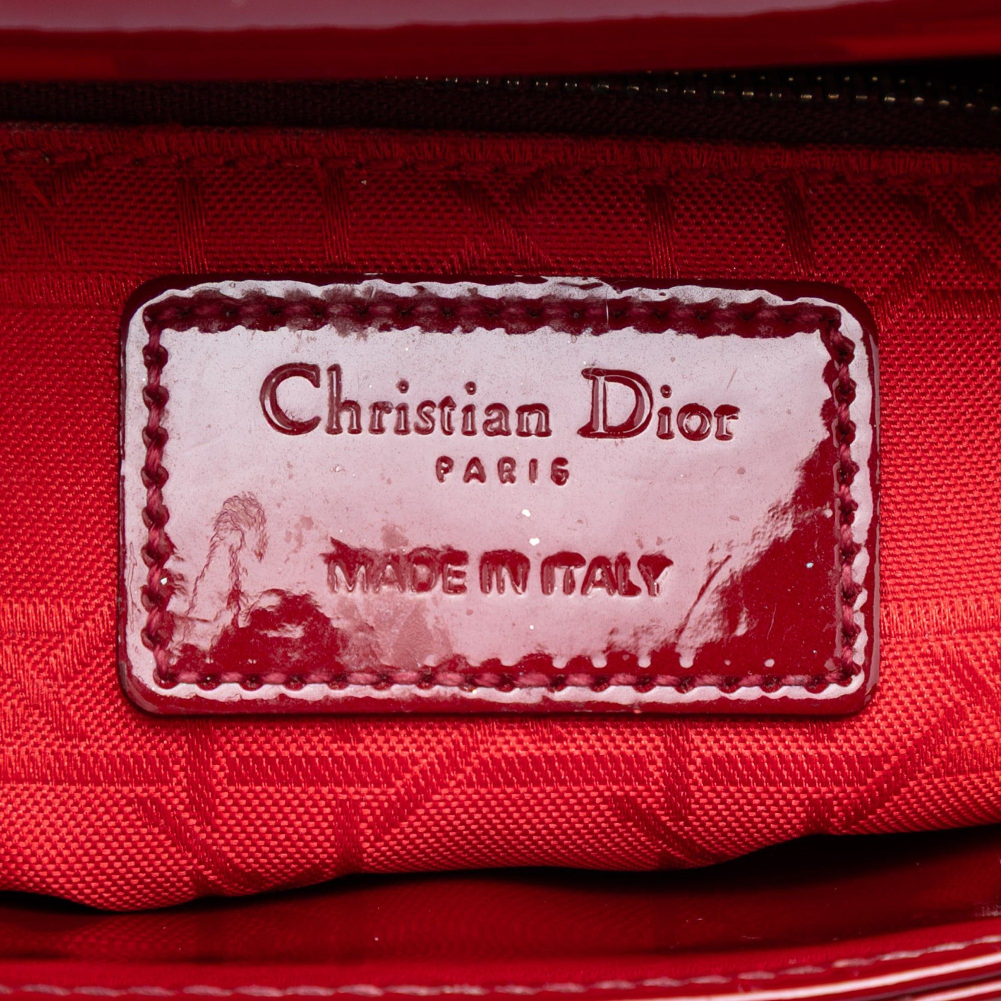 Dior Mini Patent Cannage Lady Dior Size ONE SIZE - 5 Thumbnail