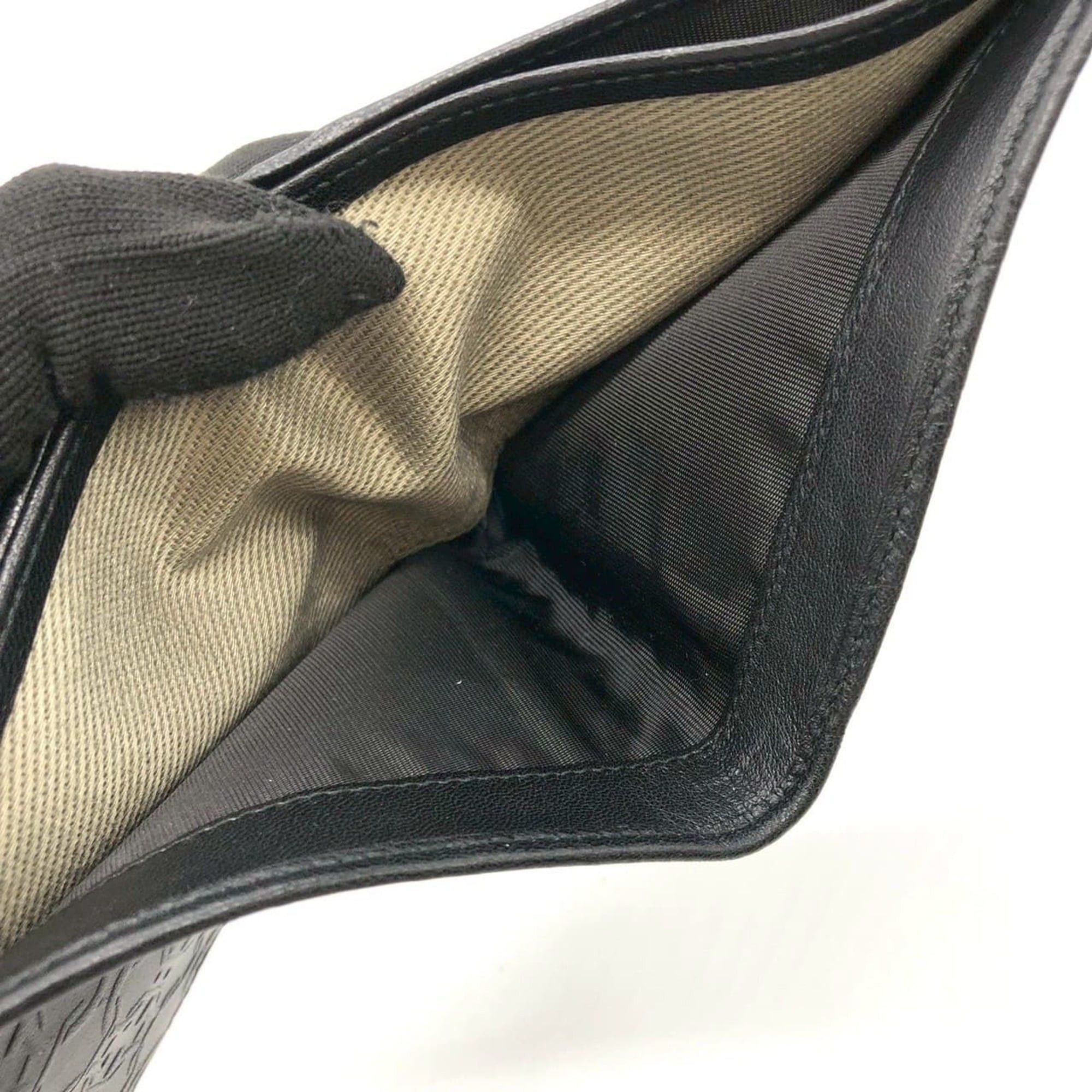 Salvatore Ferragamo Salvatore Ferragamo Gancini Bi-fold Leather Wallet, Black, for Women and Men Size ONE SIZE - 13 Thumbnail