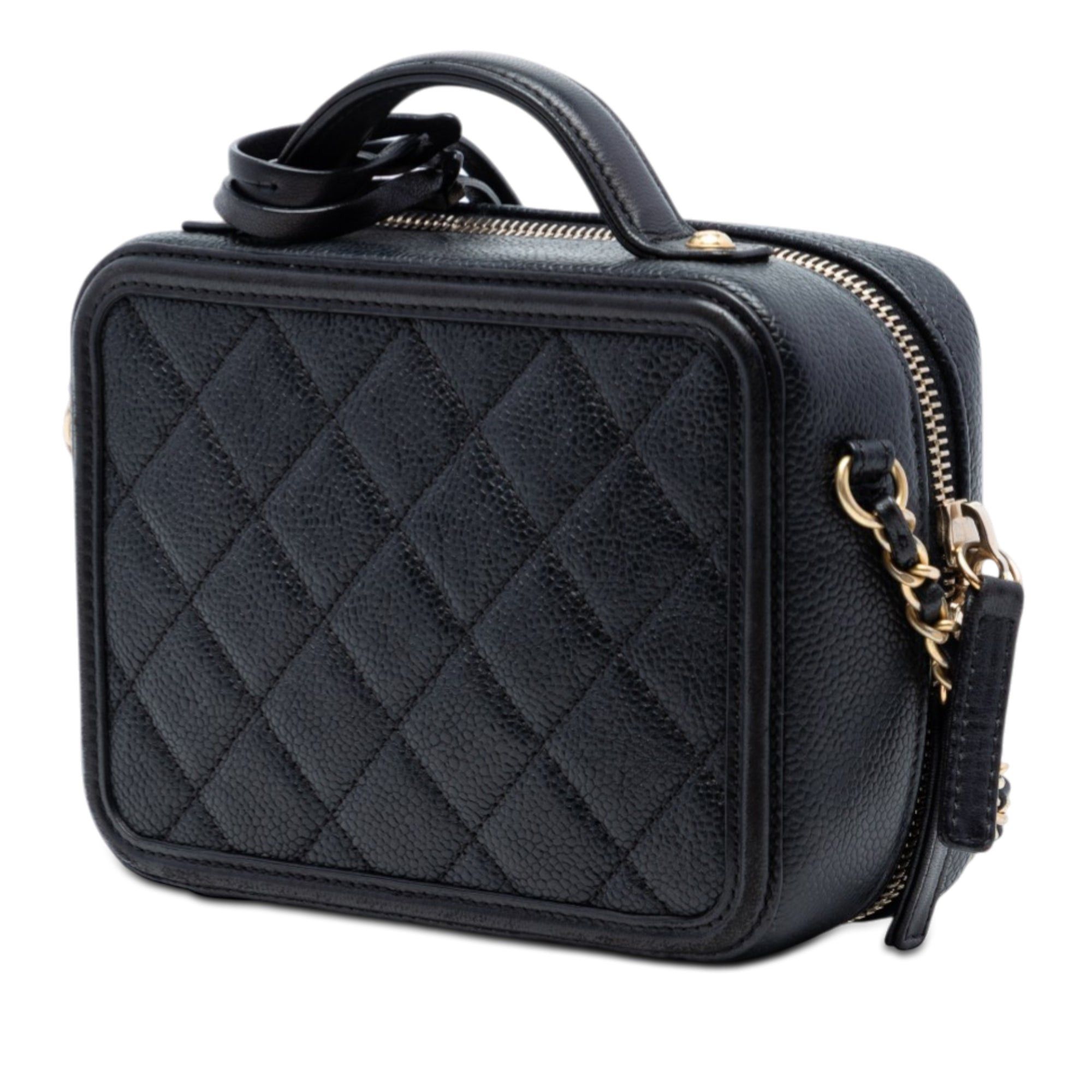 Chanel Small Caviar CC Filigree Vanity Case Size ONE SIZE - 2 Thumbnail