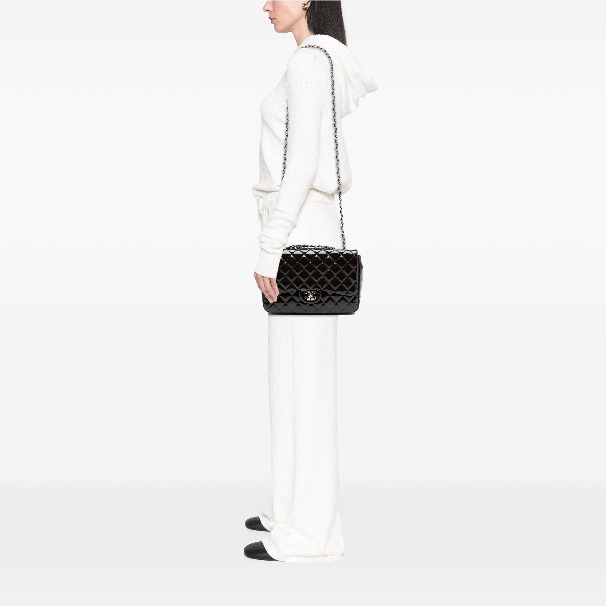 Chanel Jumbo Classic Patent Single Flap Size ONE SIZE - 7 Thumbnail