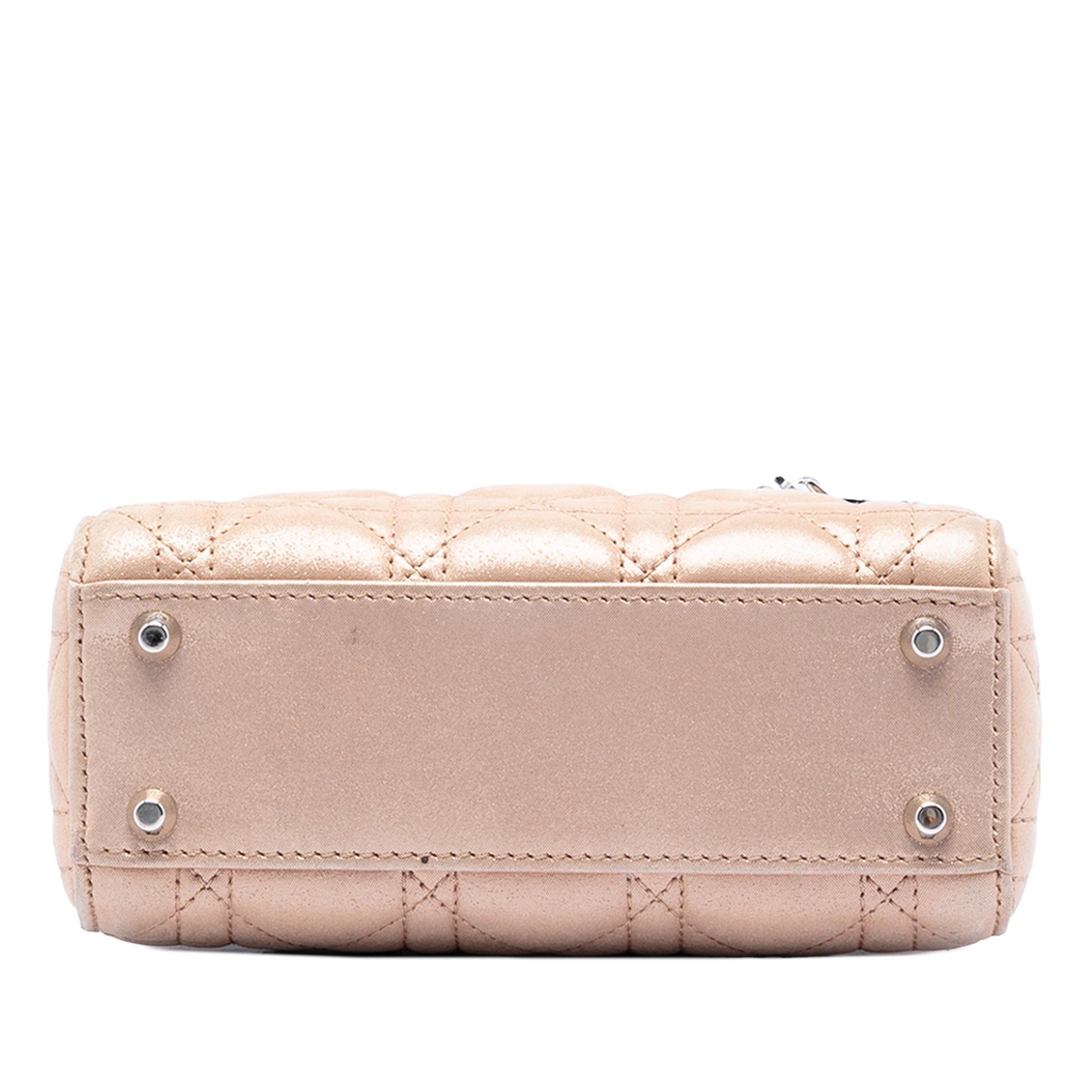 Dior Mini Iridescent Lambskin Cannage Lady Dior Size ONE SIZE - 3 Thumbnail