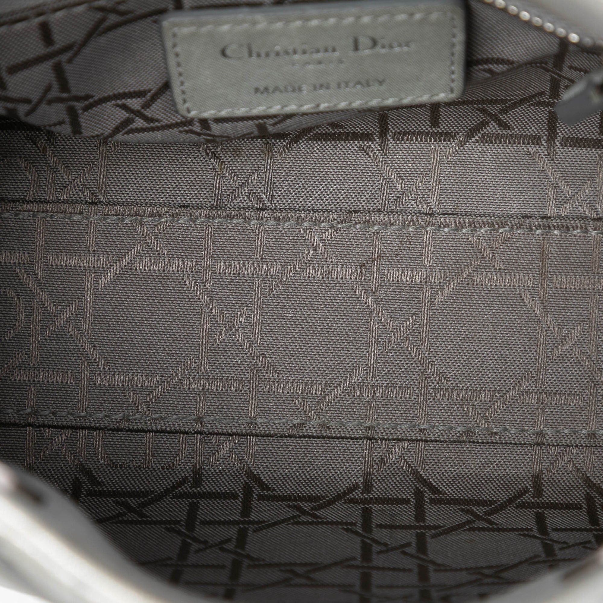 Dior Mini Iridescent Lambskin Cannage Lady Dior Size ONE SIZE - 4 Thumbnail