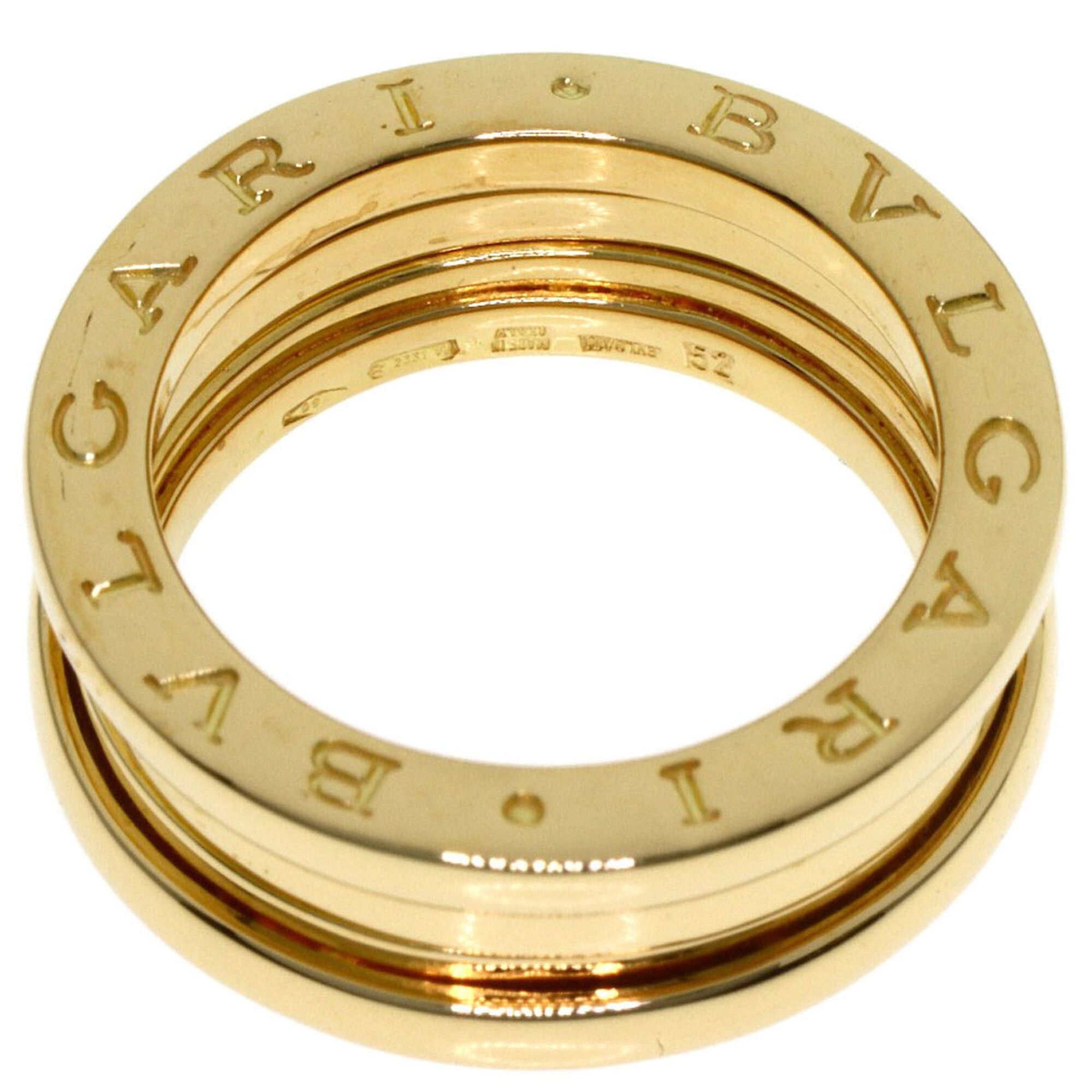 Bvlgari BVLGARI B-zero1 2-band ring #52, 18K yellow gold, women's. Size ONE SIZE - 4 Thumbnail